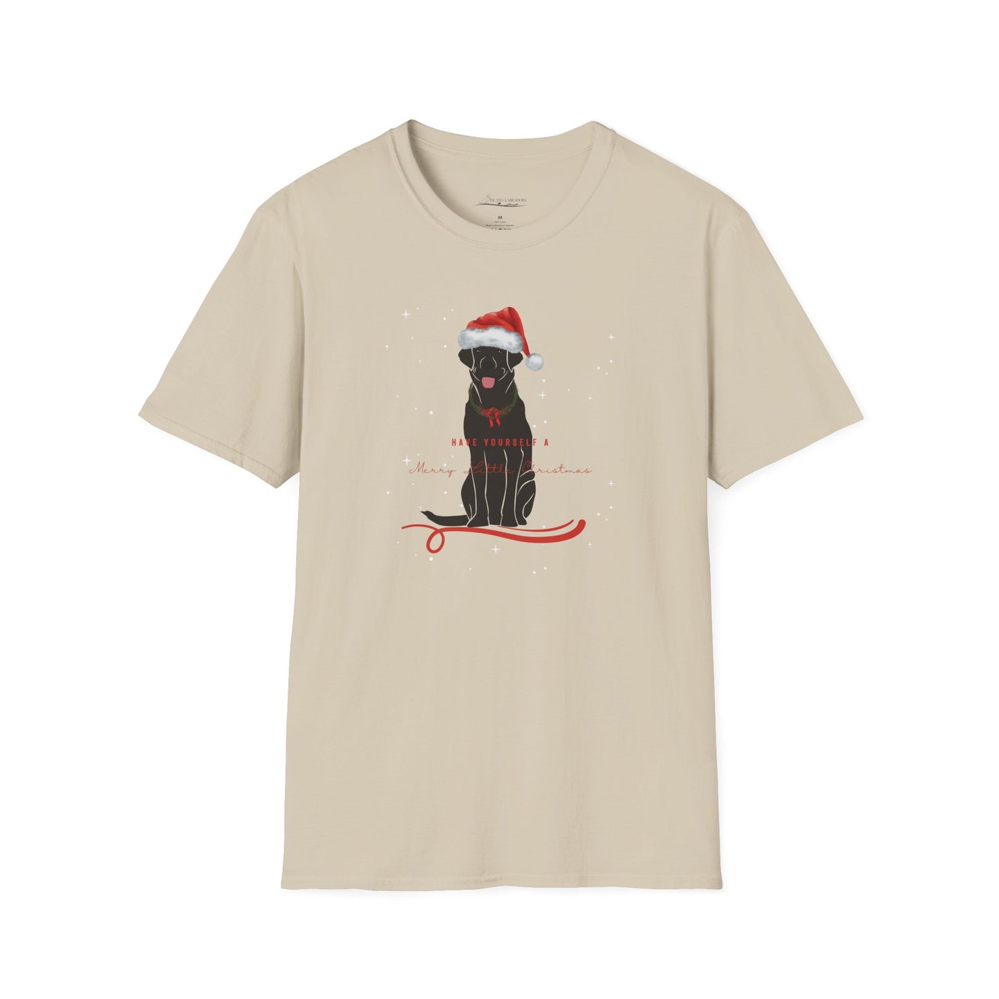 Have Yourself A Merry Little Christmas, black Labrador