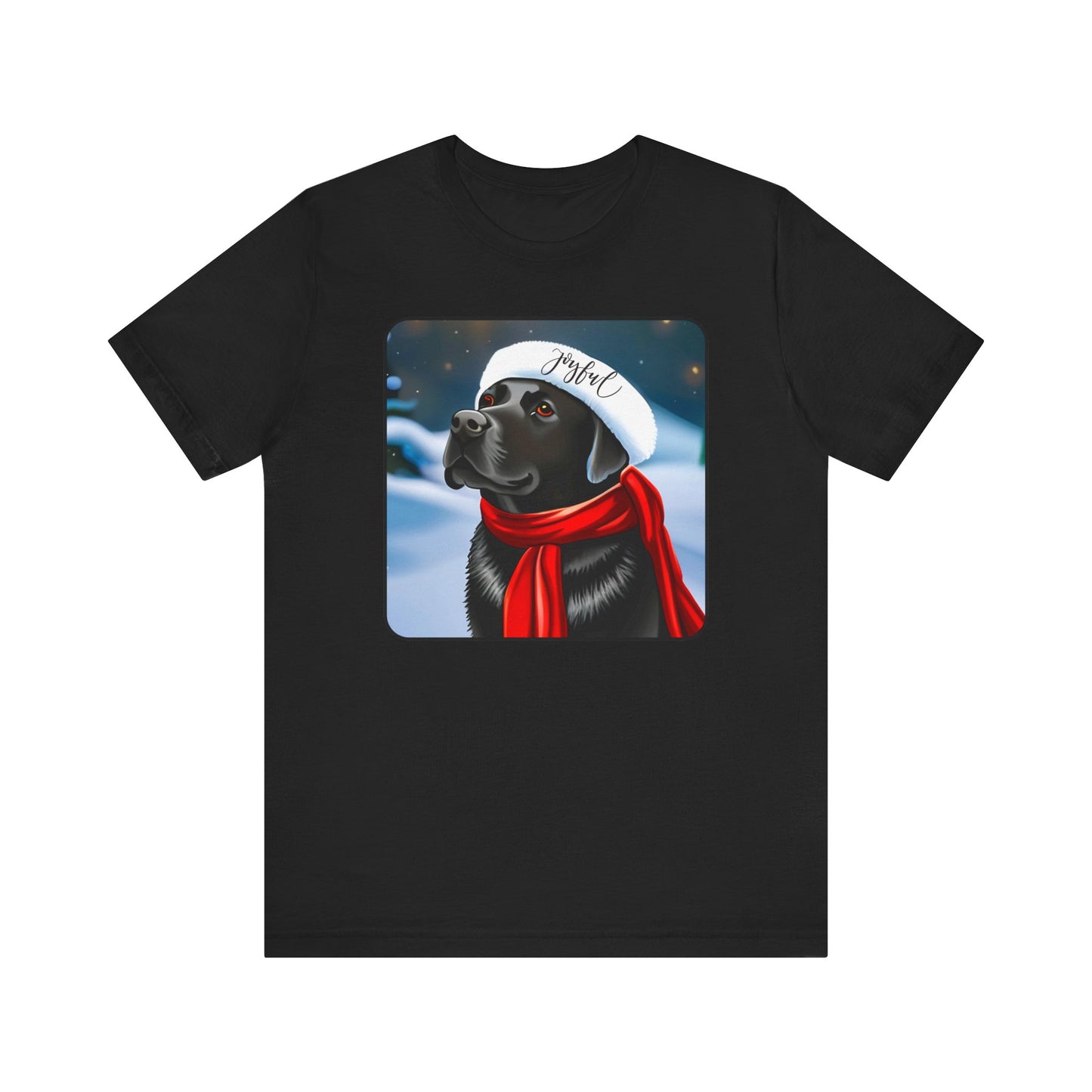 Joyful black lab Christmas perfect for your holiday cheer