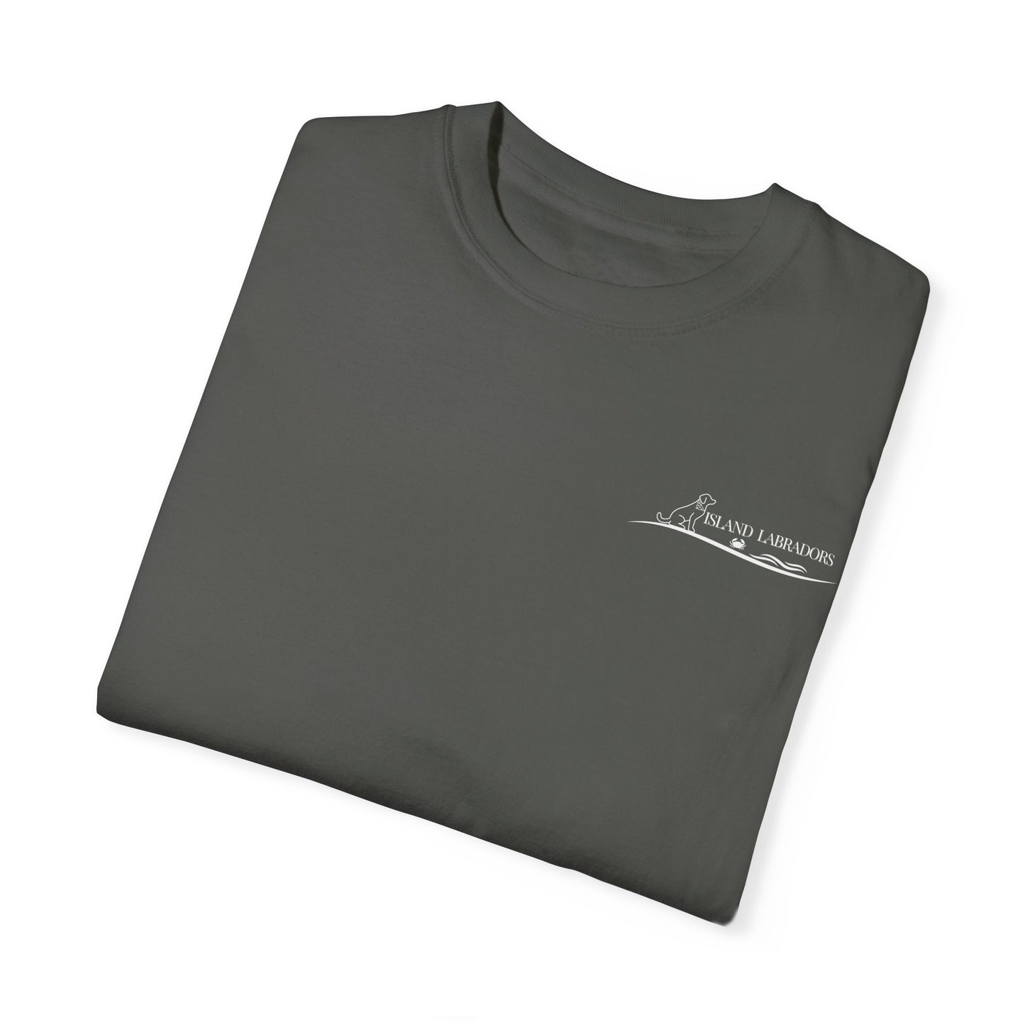 English Labrador print, Unisex Garment-Dyed T-shirt