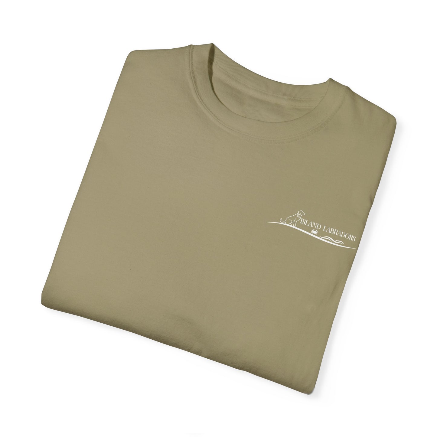 English Labrador print, Unisex Garment-Dyed T-shirt