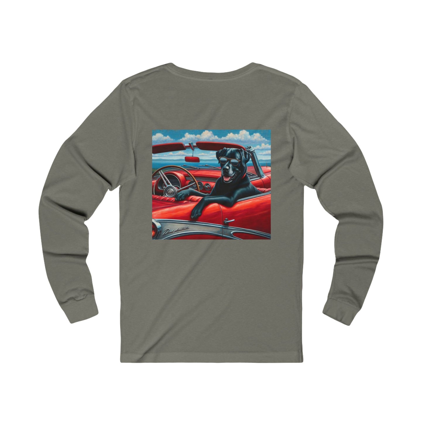Black Lab Classic, 1950's, Unisex Jersey Long Sleeve Tee