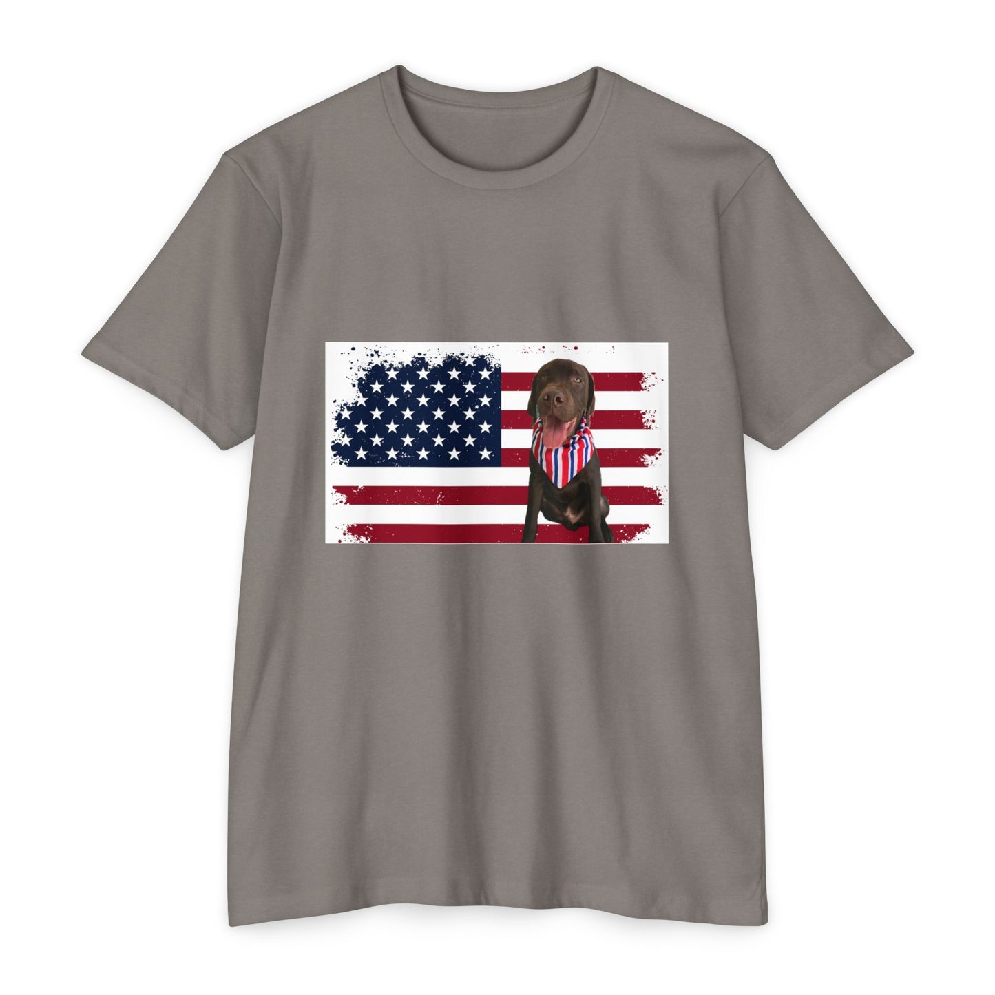 4Th Of July American dog t-shirt