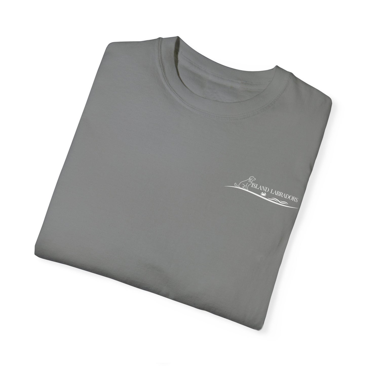 English Labrador print, Unisex Garment-Dyed T-shirt