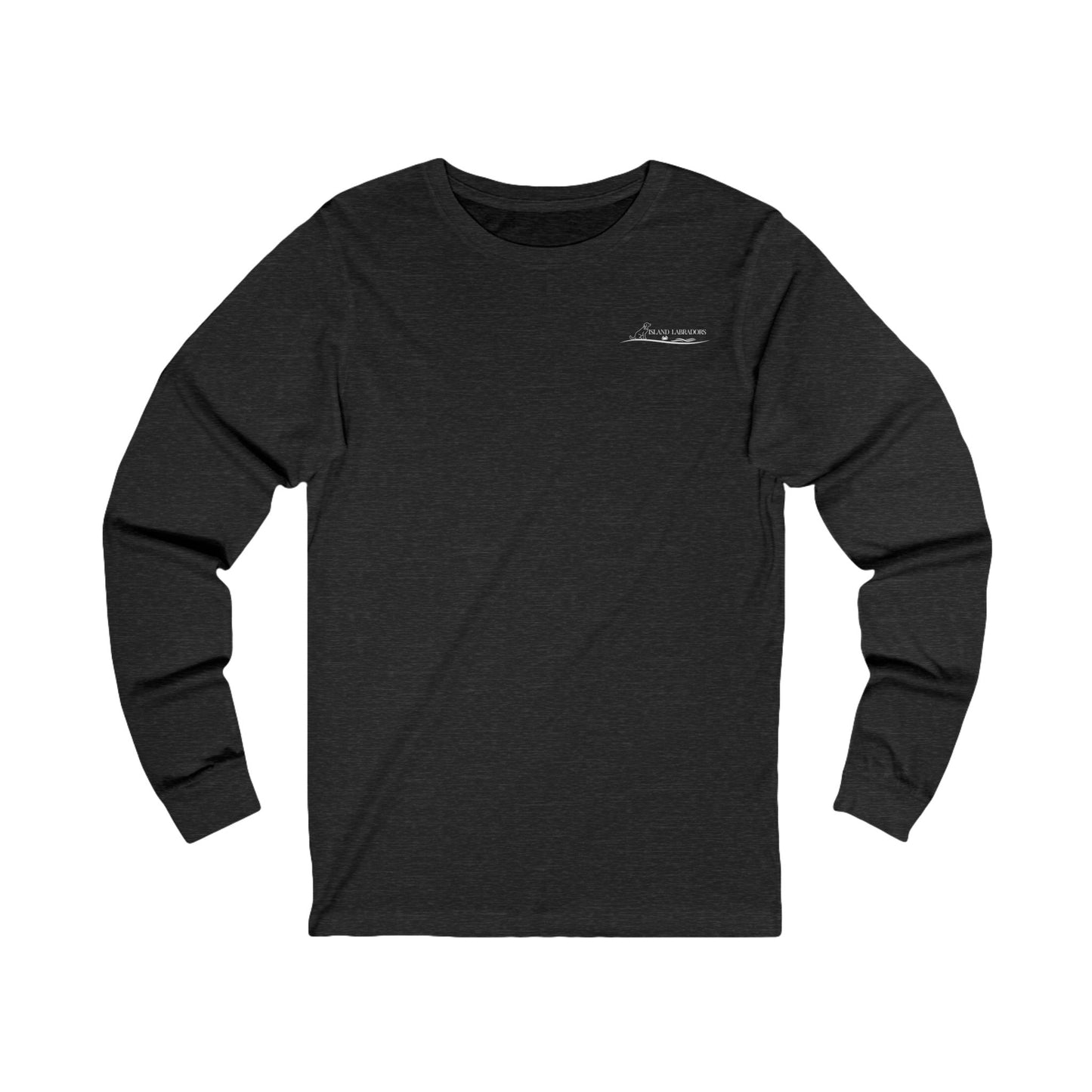 Coastie flag, Black Lab, Service dog, Unisex Jersey Long Sleeve Tee