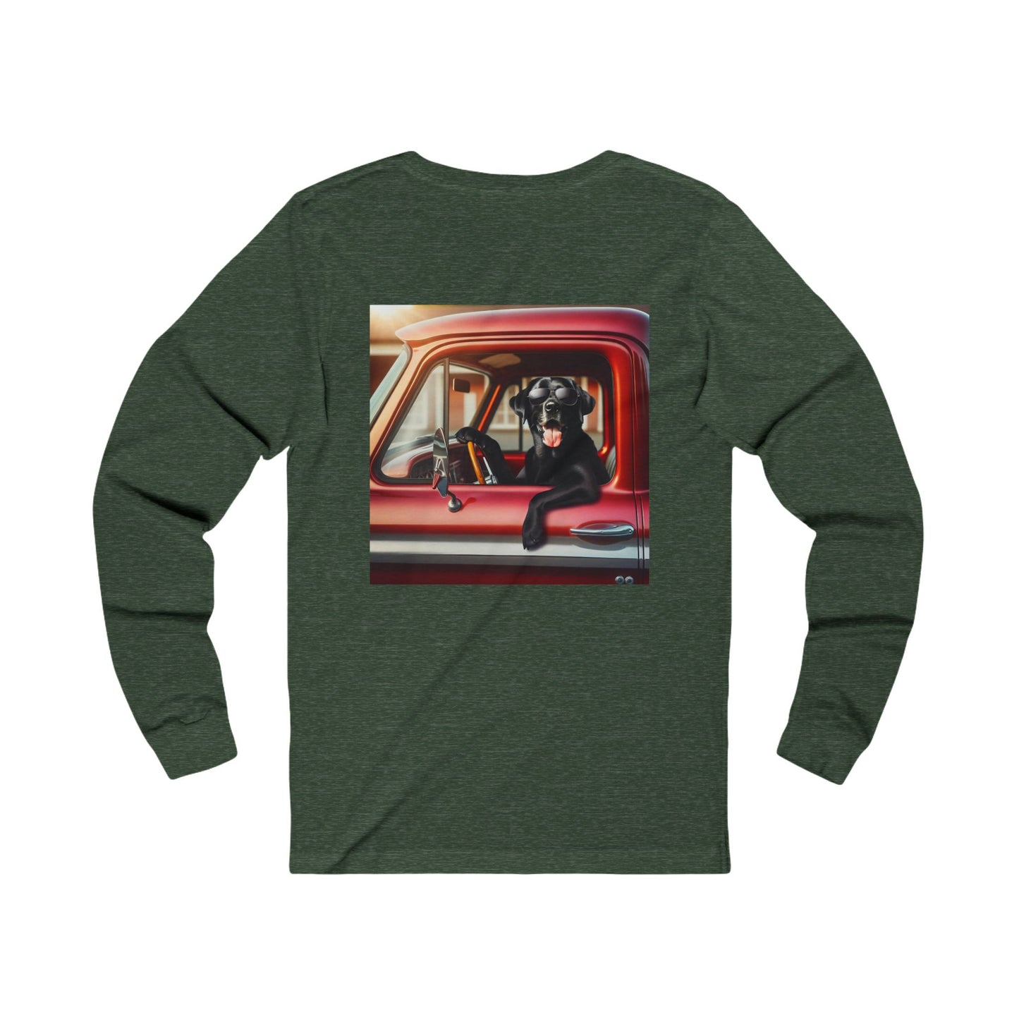 Black Lab Classic, 1950's, Unisex Jersey Long Sleeve Tee