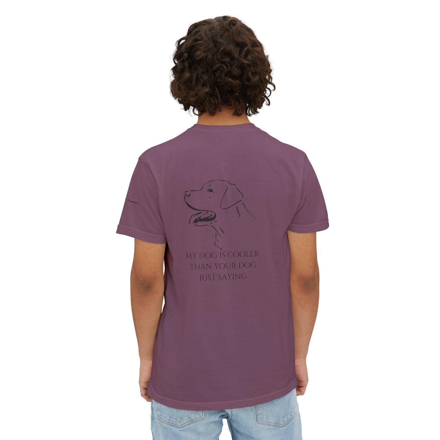 My dog is smarter than yours, just saying, Island Labradors, Pocket, T-Shirt