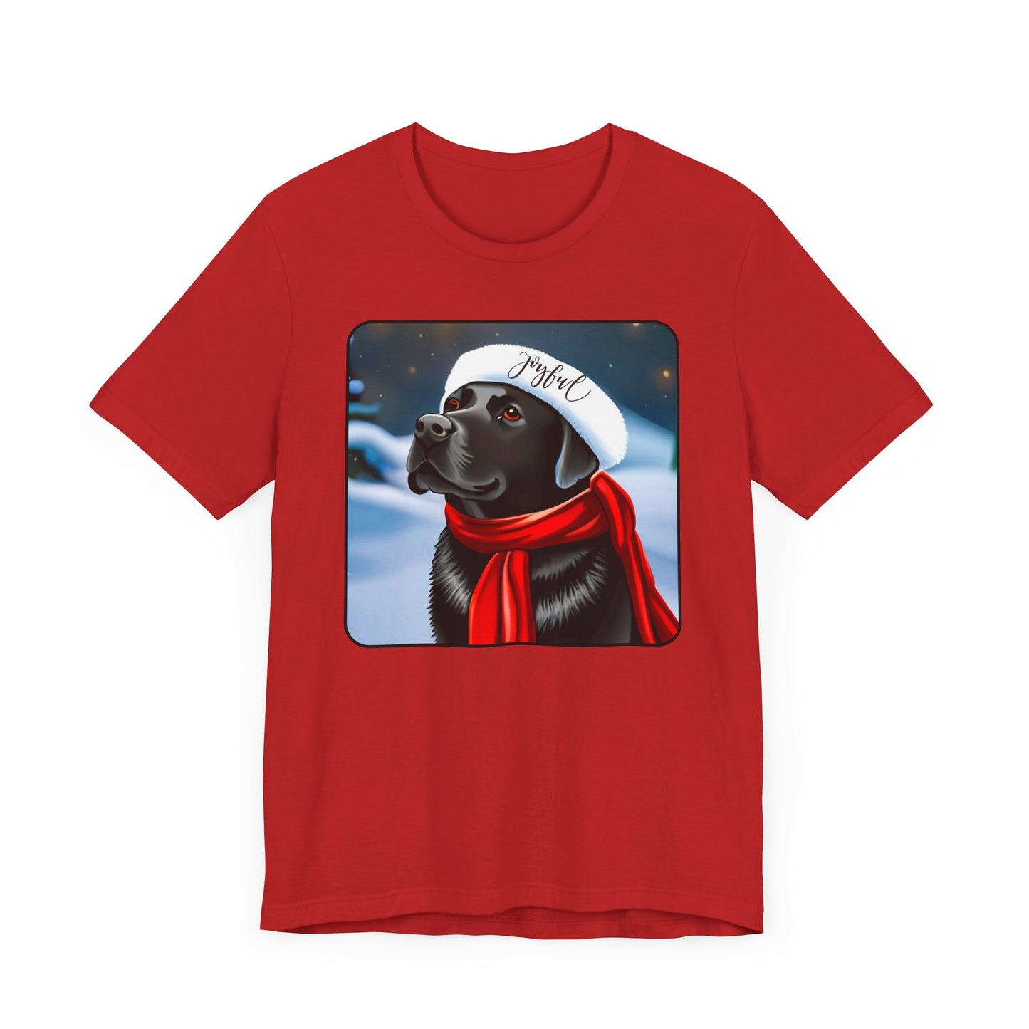 Joyful black lab Christmas perfect for your holiday cheer