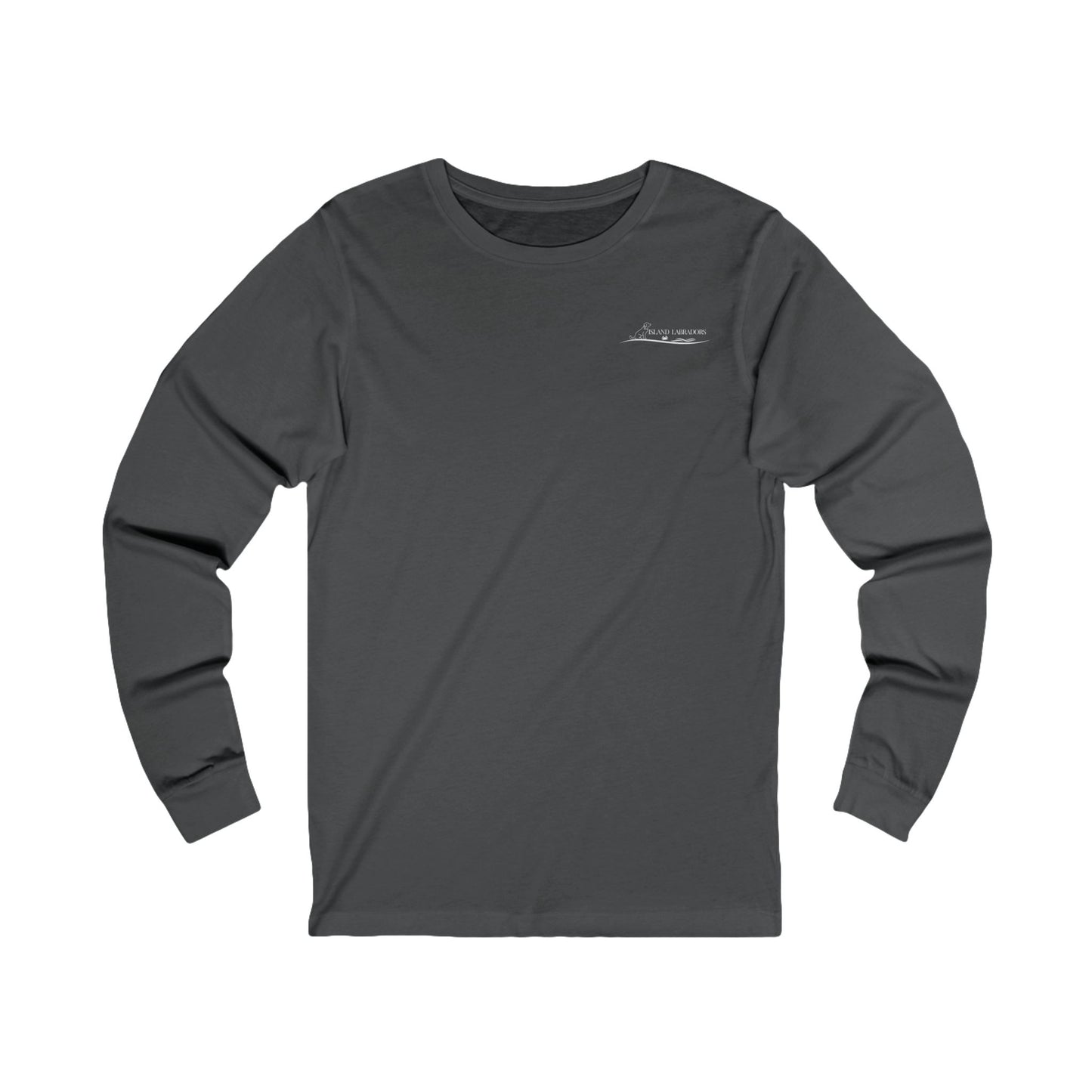 Coastie flag, Black Lab, Service dog, Unisex Jersey Long Sleeve Tee