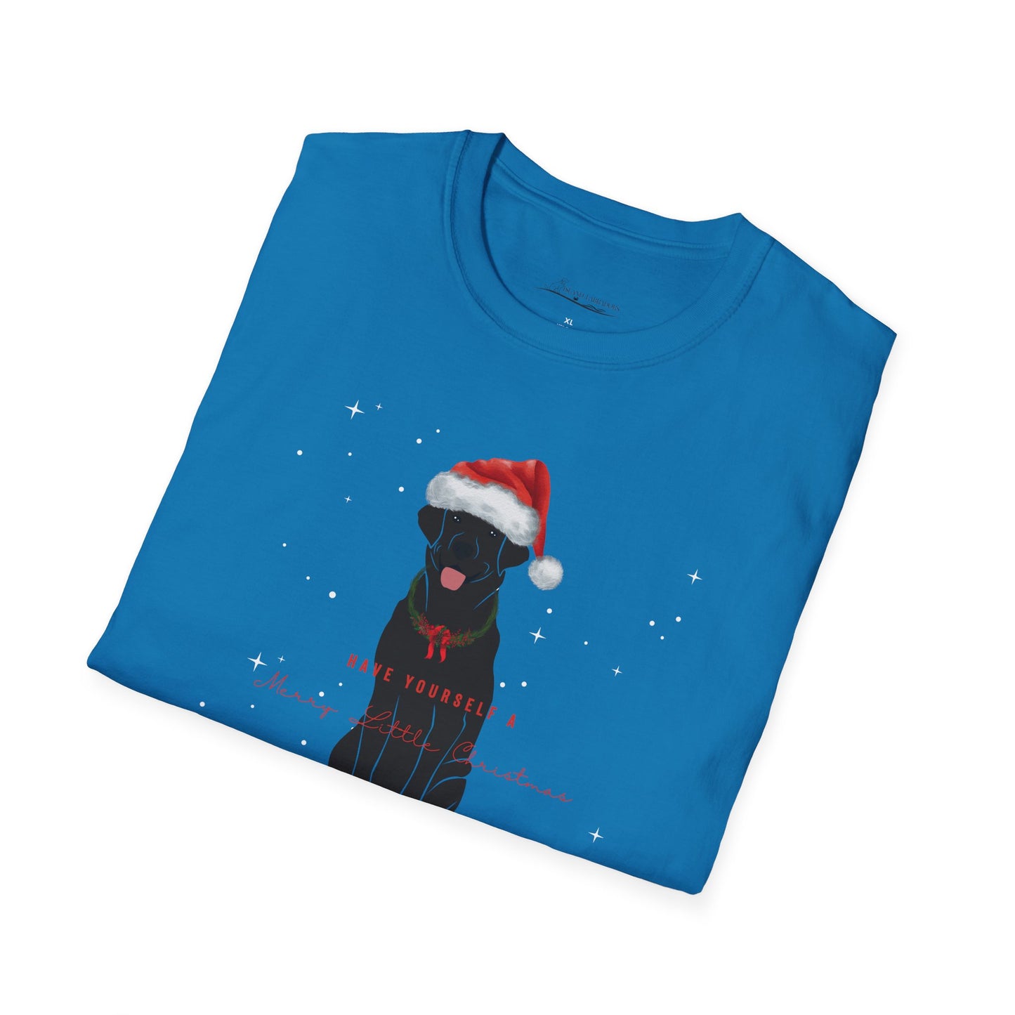 Have Yourself A Merry Little Christmas, black Labrador