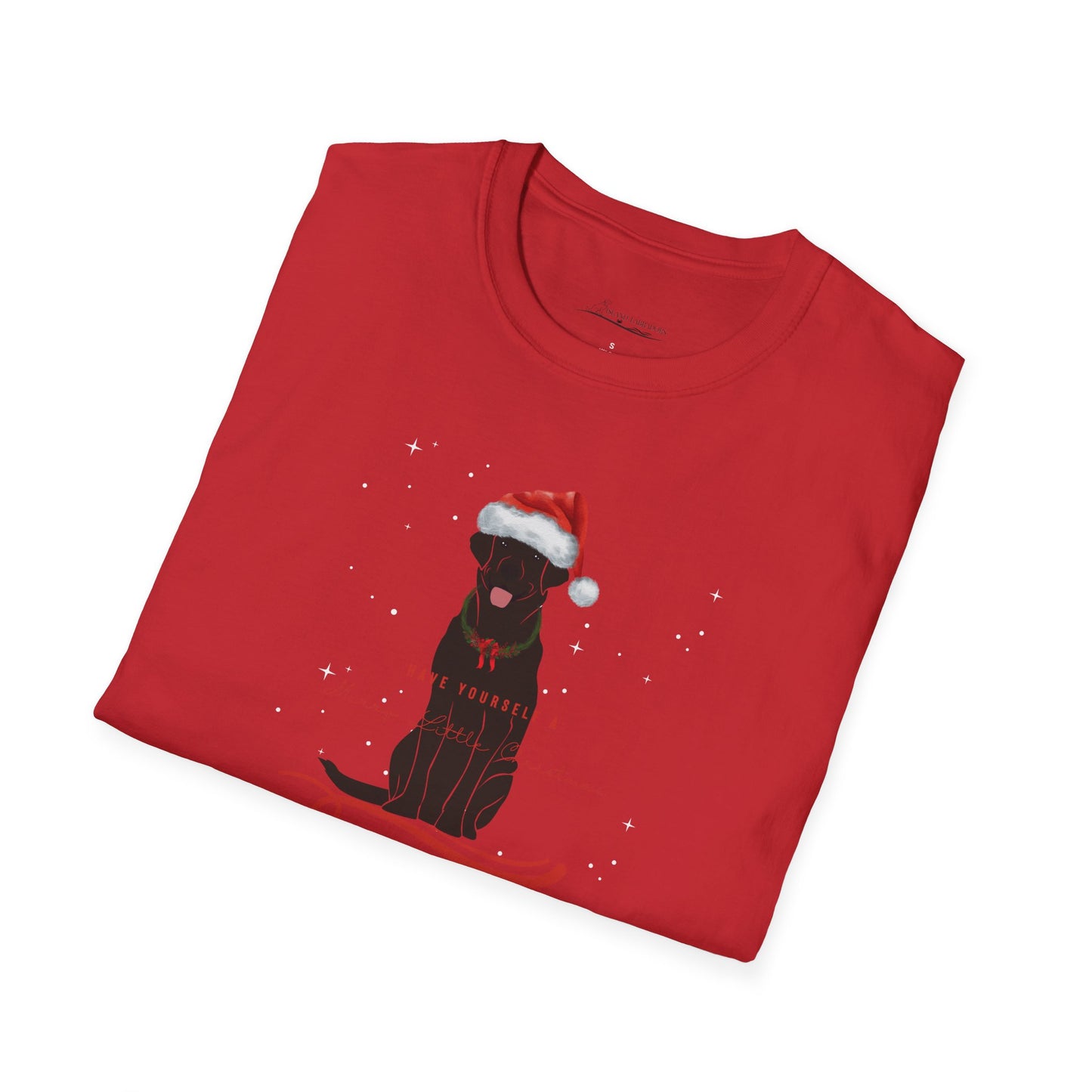 Have Yourself A Merry Little Christmas, black Labrador