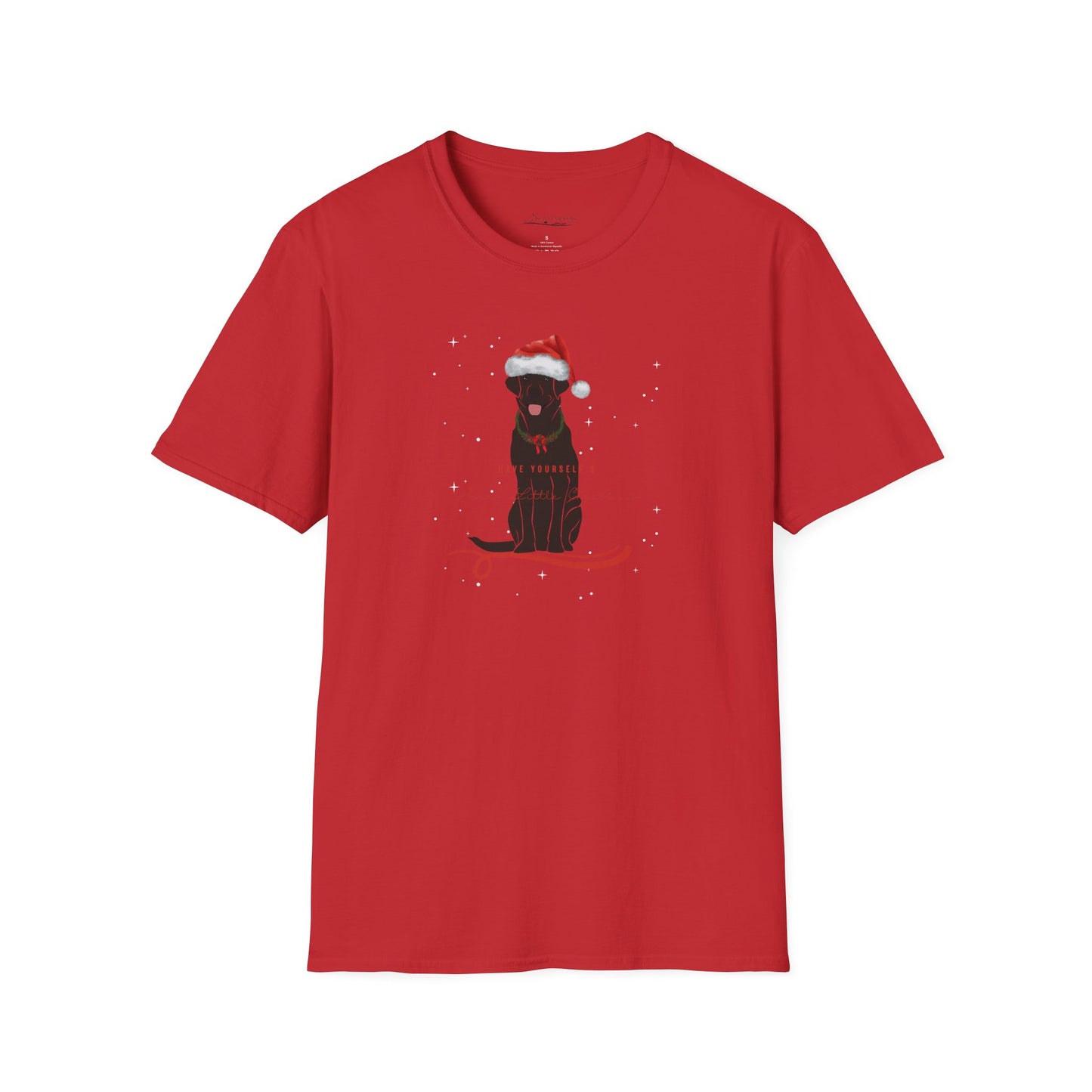 Have Yourself A Merry Little Christmas, black Labrador