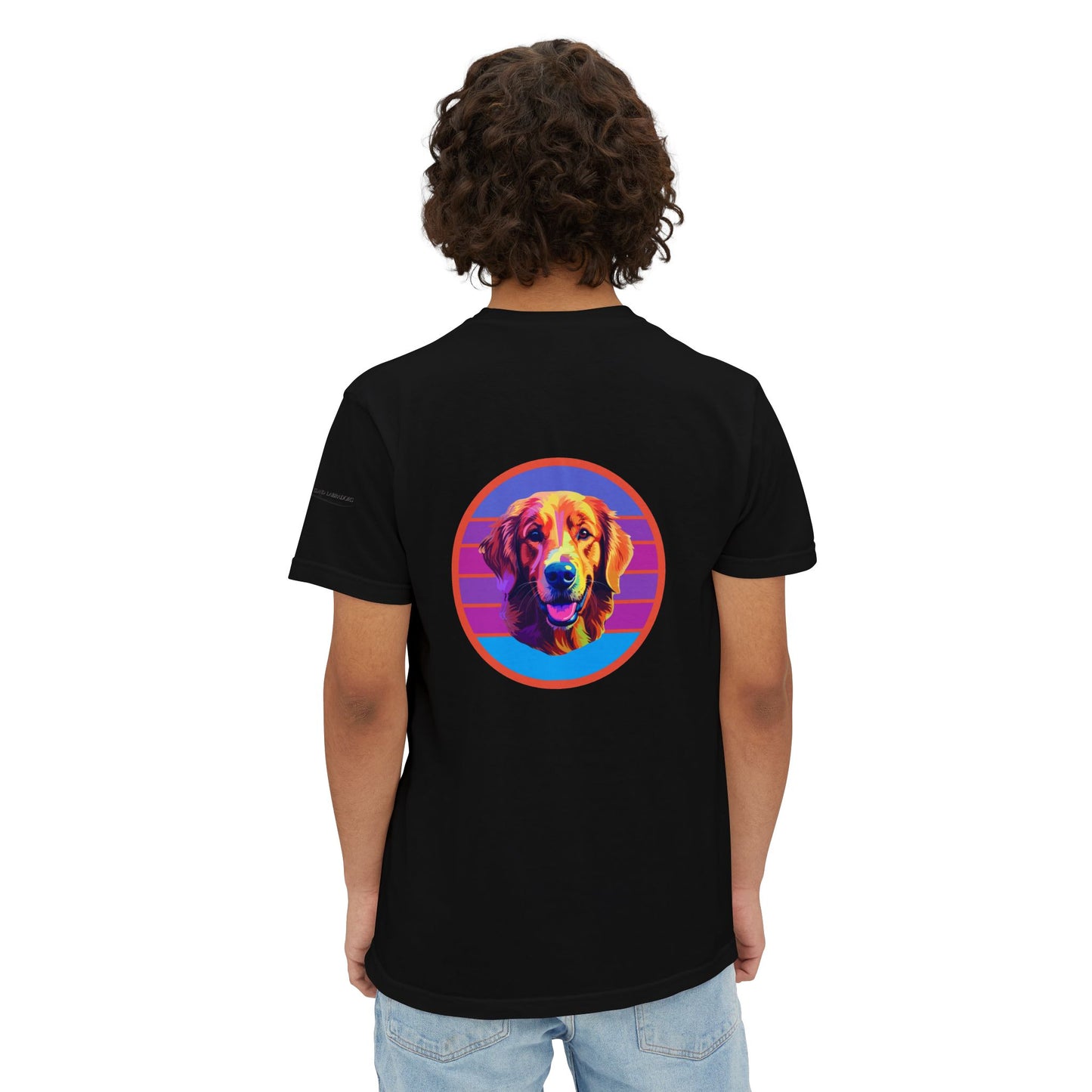 Golden Retriever sunset