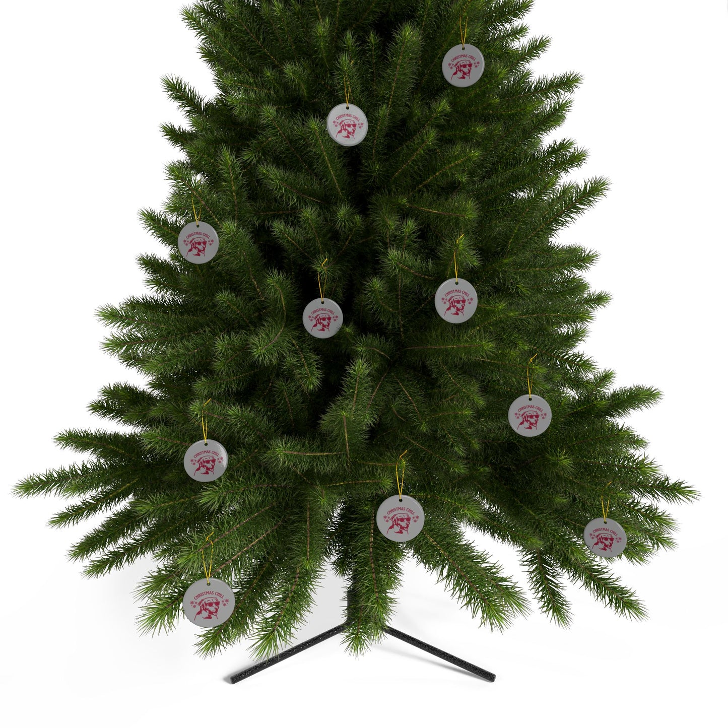 Labrador Christmas, Ceramic Ornaments, 2-Side Print, (1pc, 3pcs, 5pcs, 10pcs)
