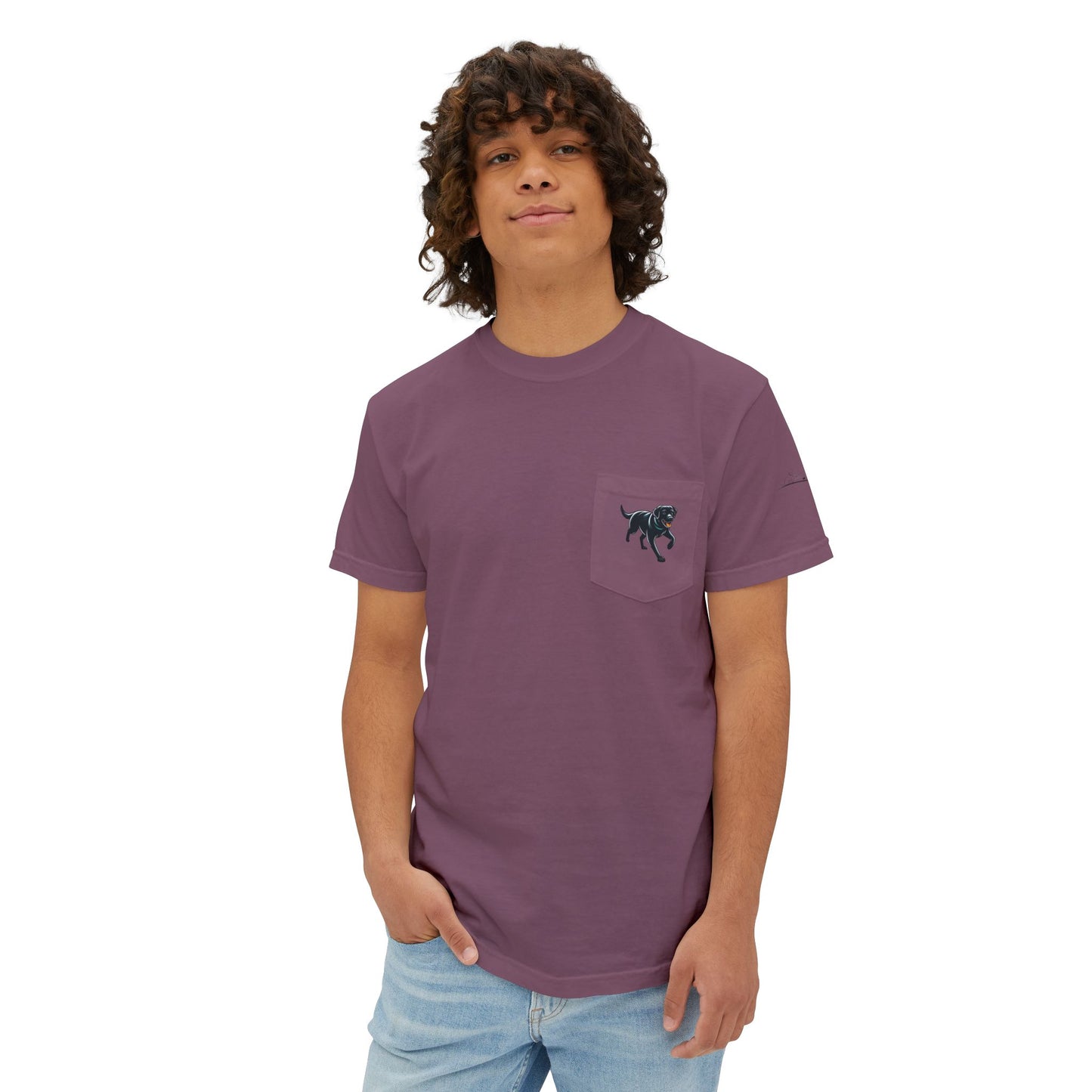 My dog is smarter than yours, just saying, Island Labradors, Pocket, T-Shirt