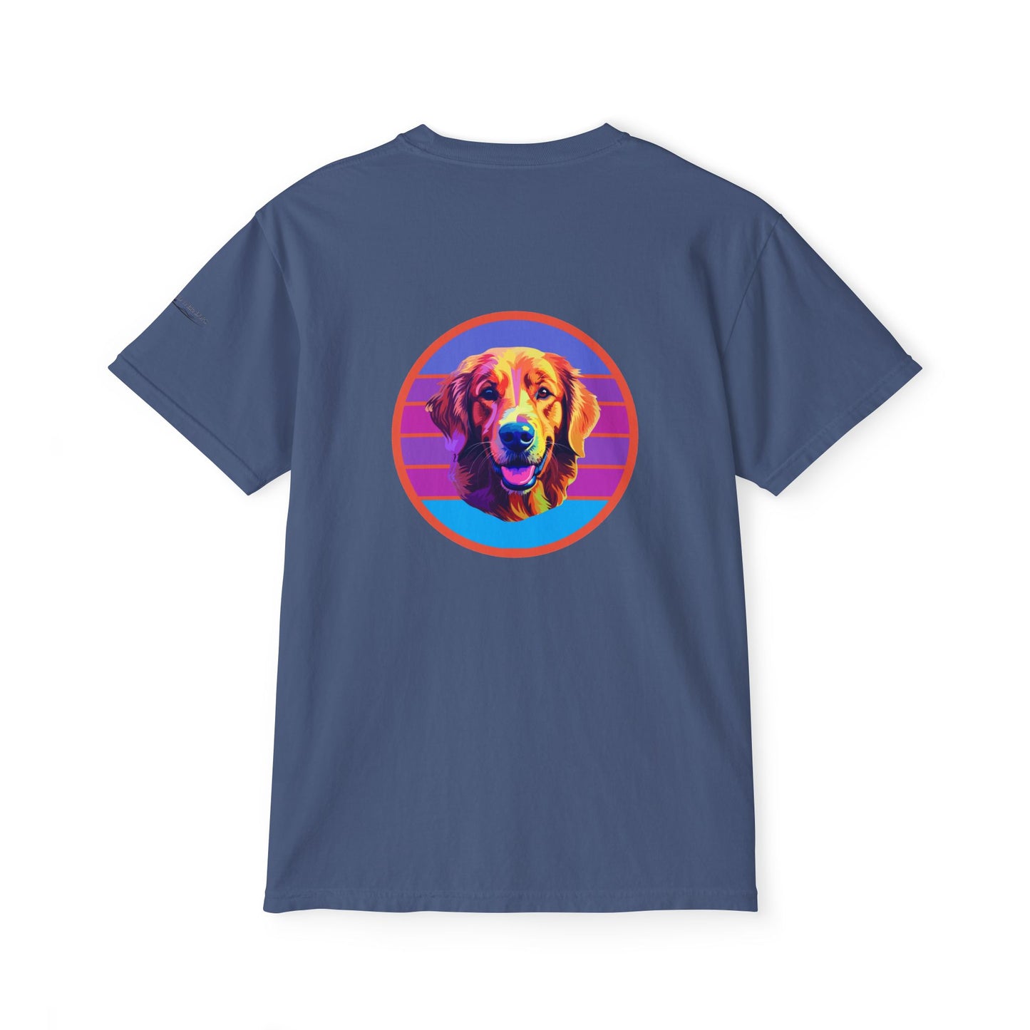 Golden Retriever sunset