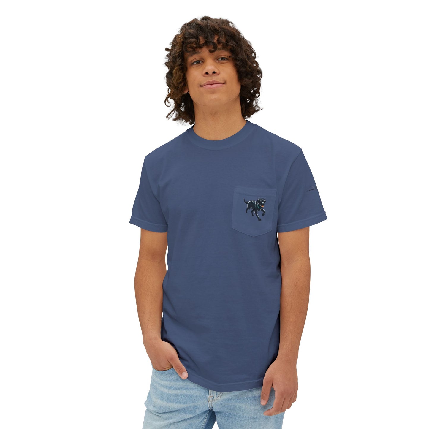 My dog is smarter than yours, just saying, Island Labradors, Pocket, T-Shirt