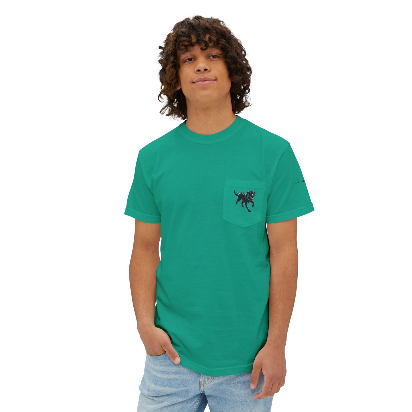My dog is smarter than yours, just saying, Island Labradors, Pocket, T-Shirt