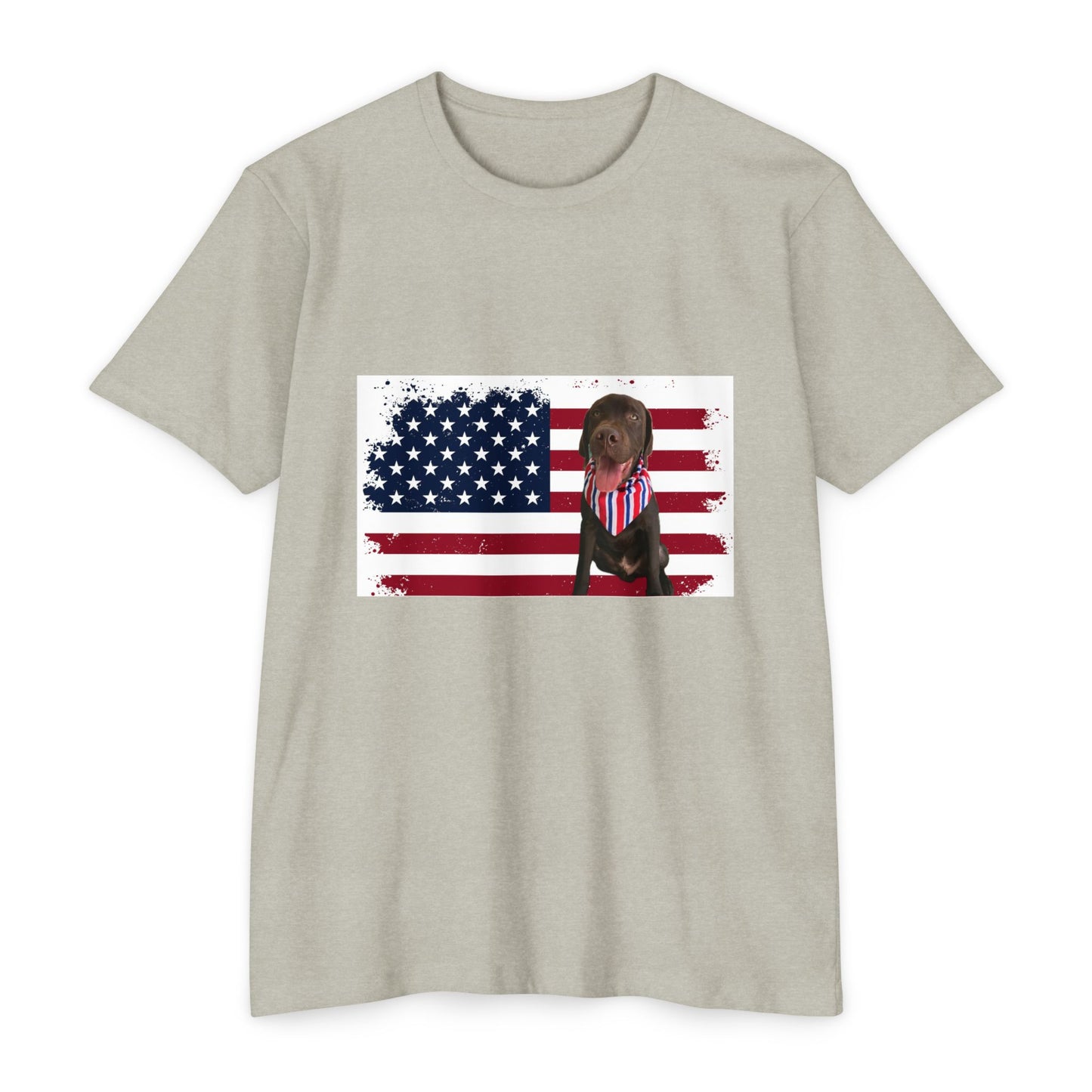 4Th Of July American dog t-shirt