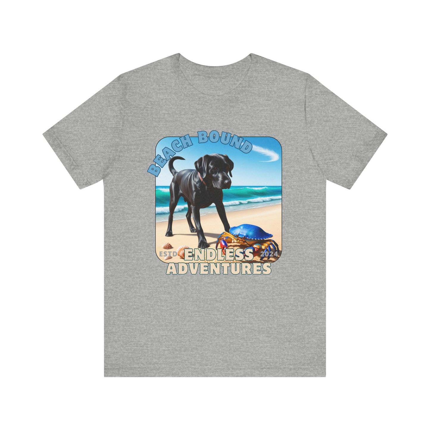 Jetty’s Adventures Crab, Unisex Garment-Dyed T-shirt, #Jettysadventures,