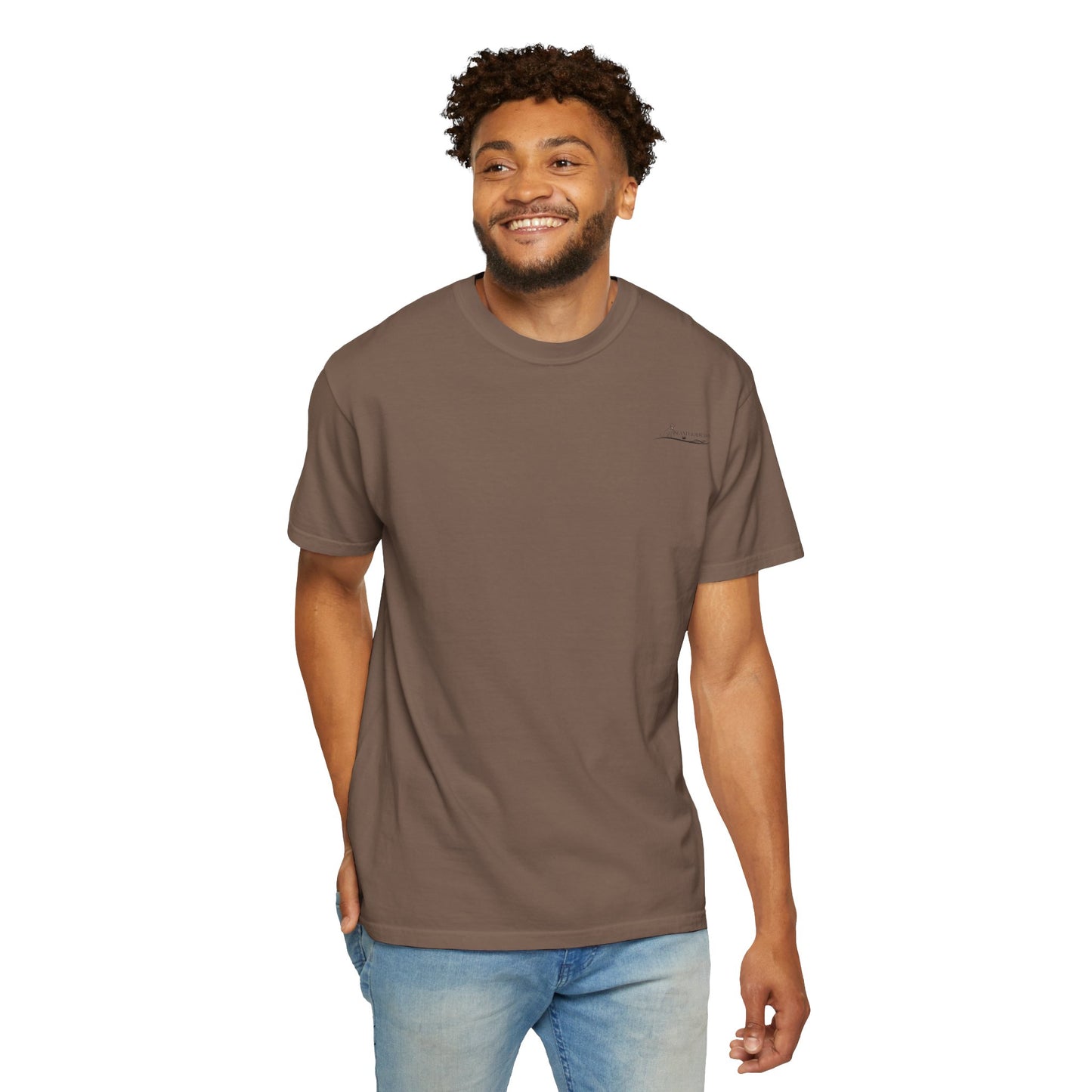 Jetty’s Adventures, Beach Bound, two labs , Unisex Garment-Dyed T-shirt