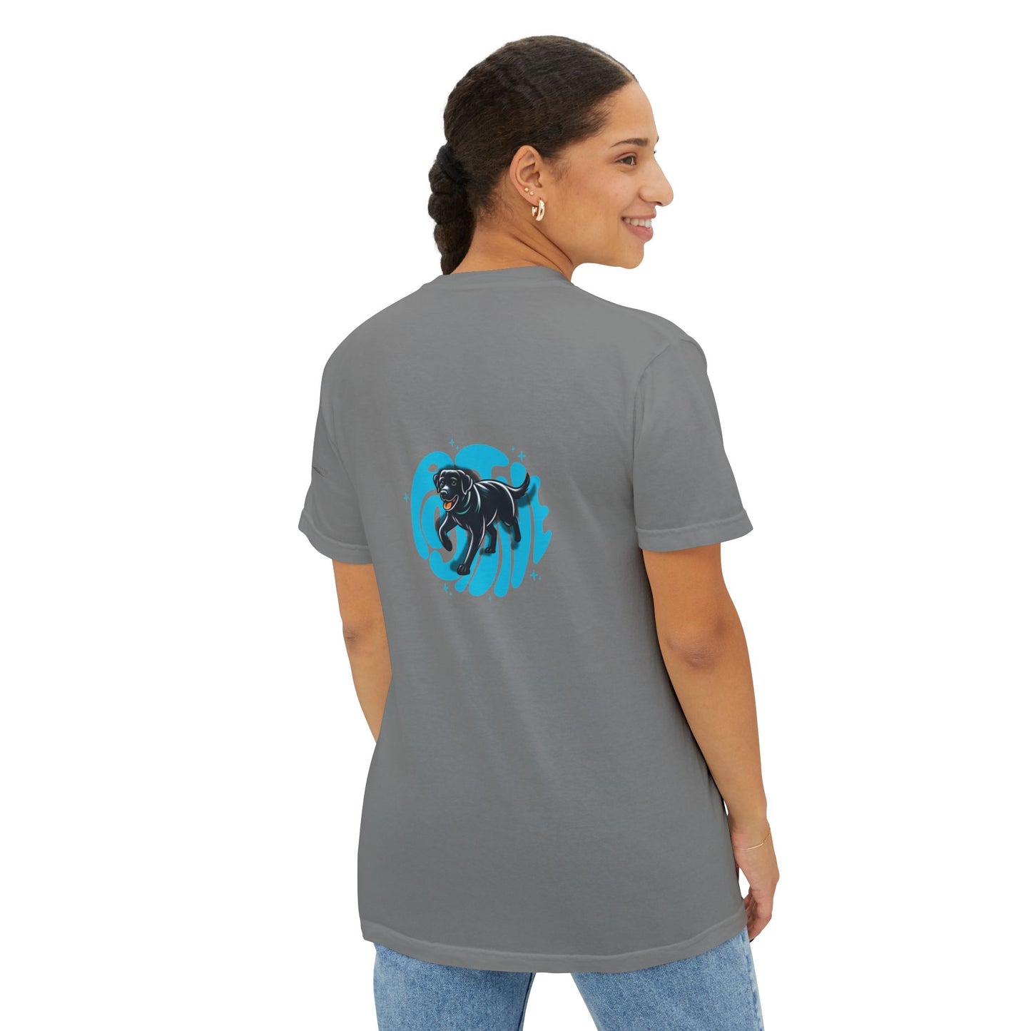 Positive, Island Labradors, pocket T-Shirt