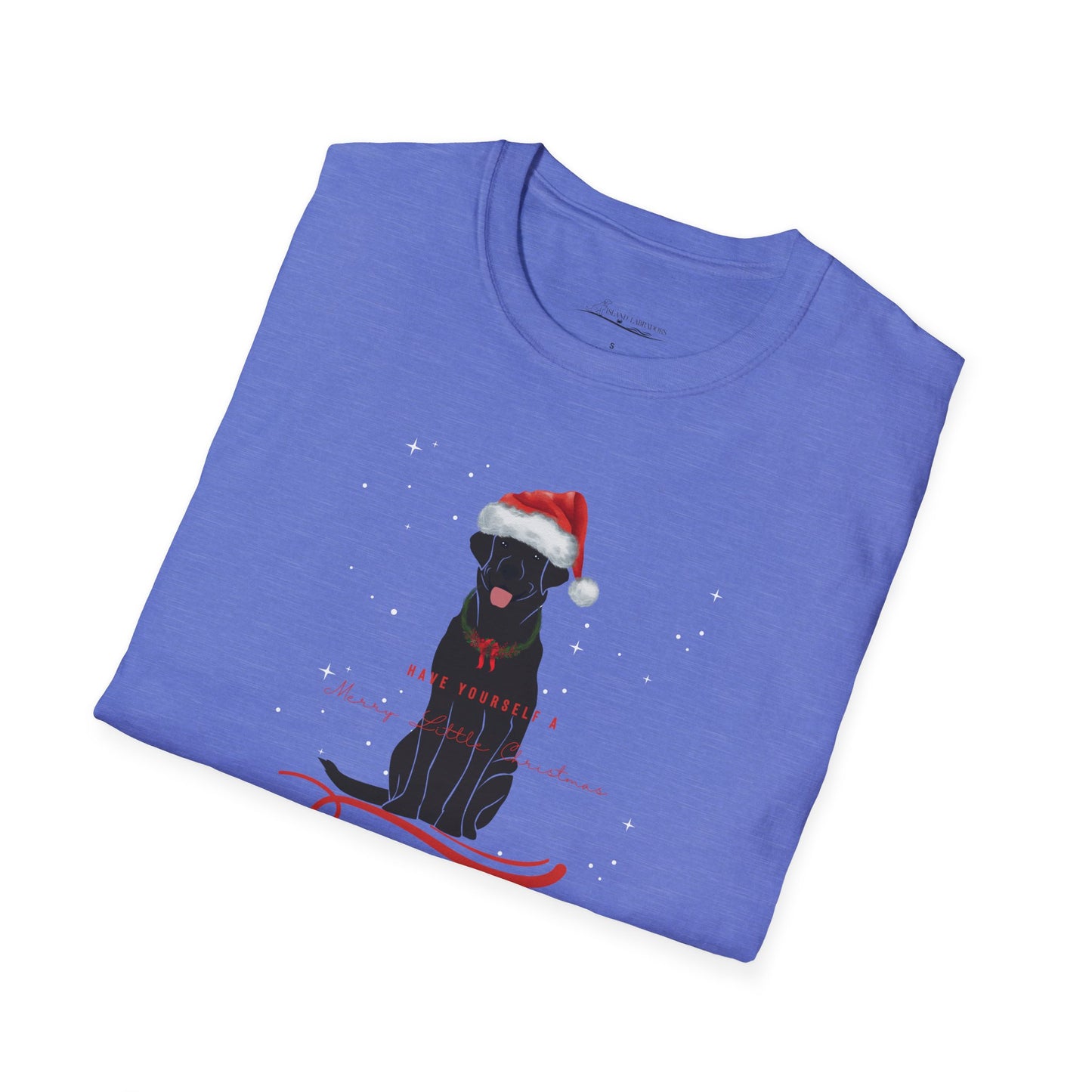 Have Yourself A Merry Little Christmas, black Labrador