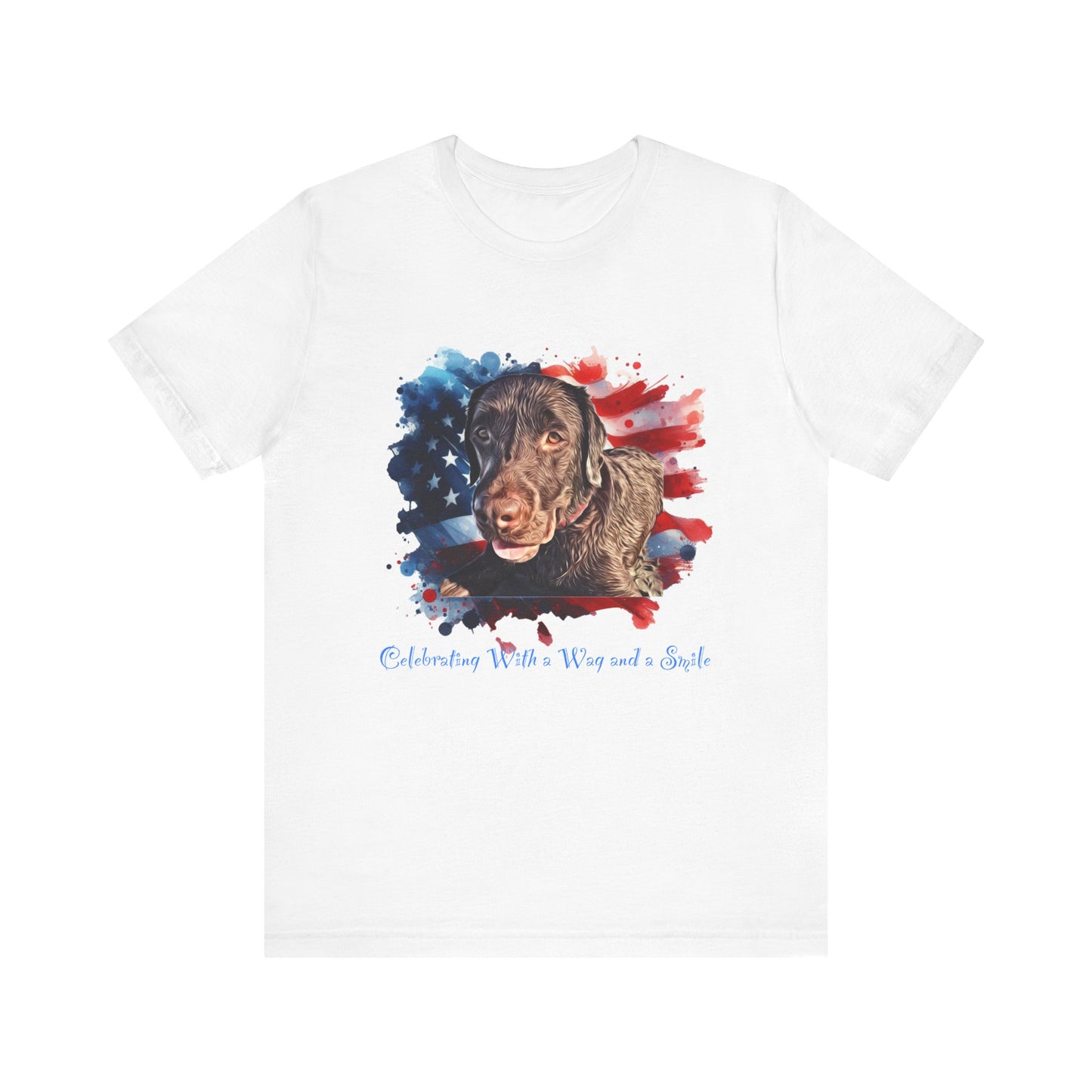 Labrador Retriever Lab USA Patriotic American Flag Dog 4Th Of July
