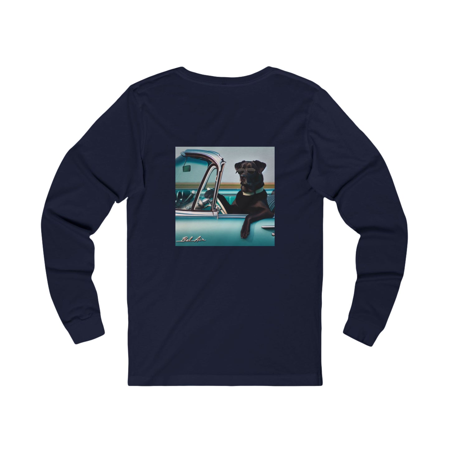 Black Lab Classic, 1950's, Unisex Jersey Long Sleeve Tee