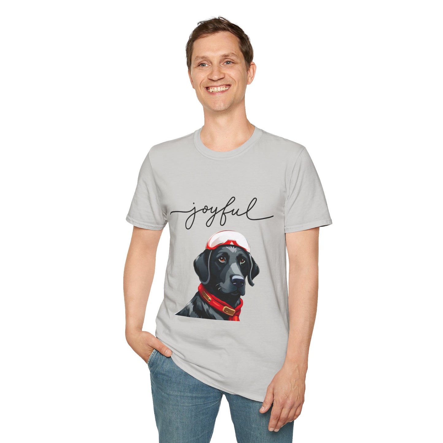 Black Labrador Christmas joyful, Christmas dog, joyful Christmas
