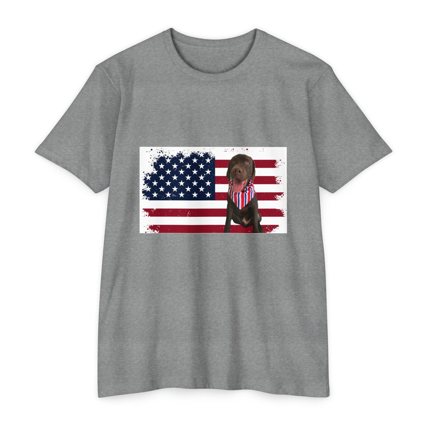 4Th Of July American dog t-shirt