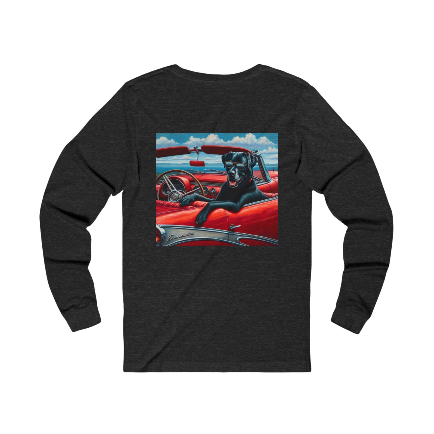 Black Lab Classic, 1950's, Unisex Jersey Long Sleeve Tee