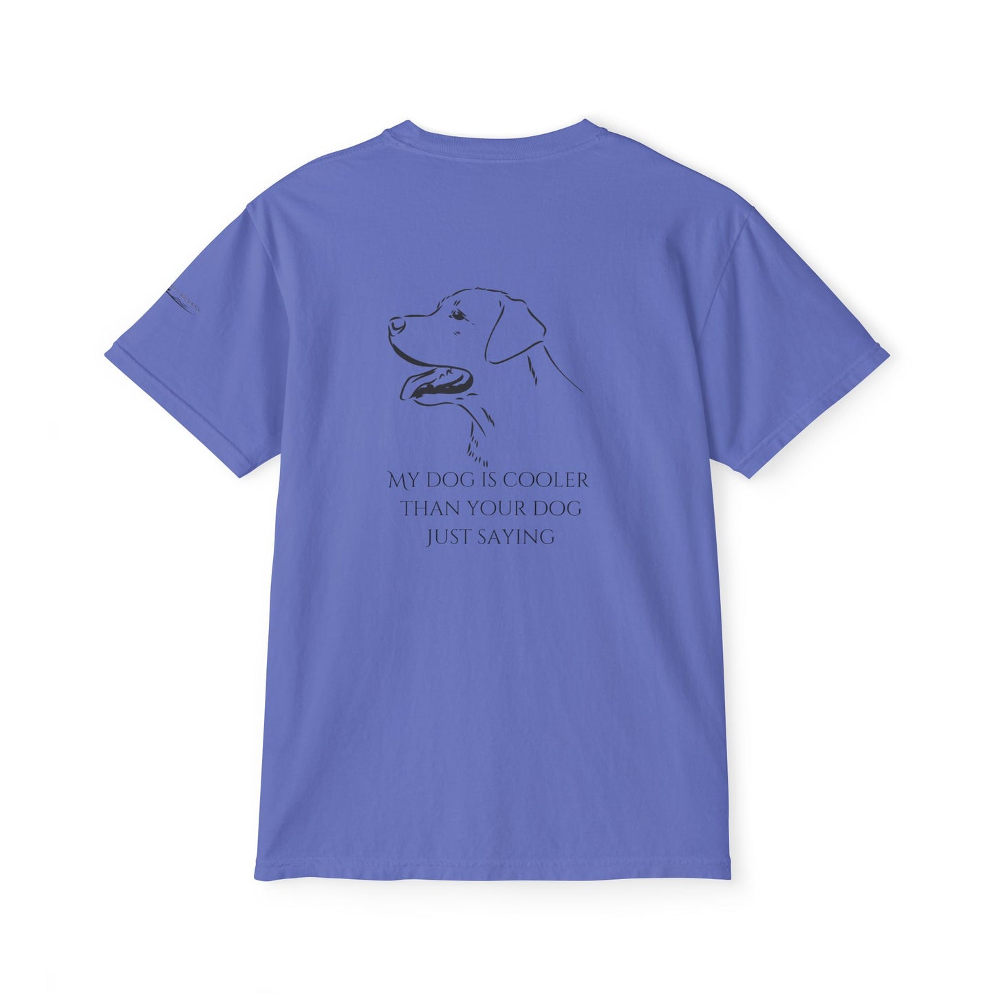 My dog is smarter than yours, just saying, Island Labradors, Pocket, T-Shirt