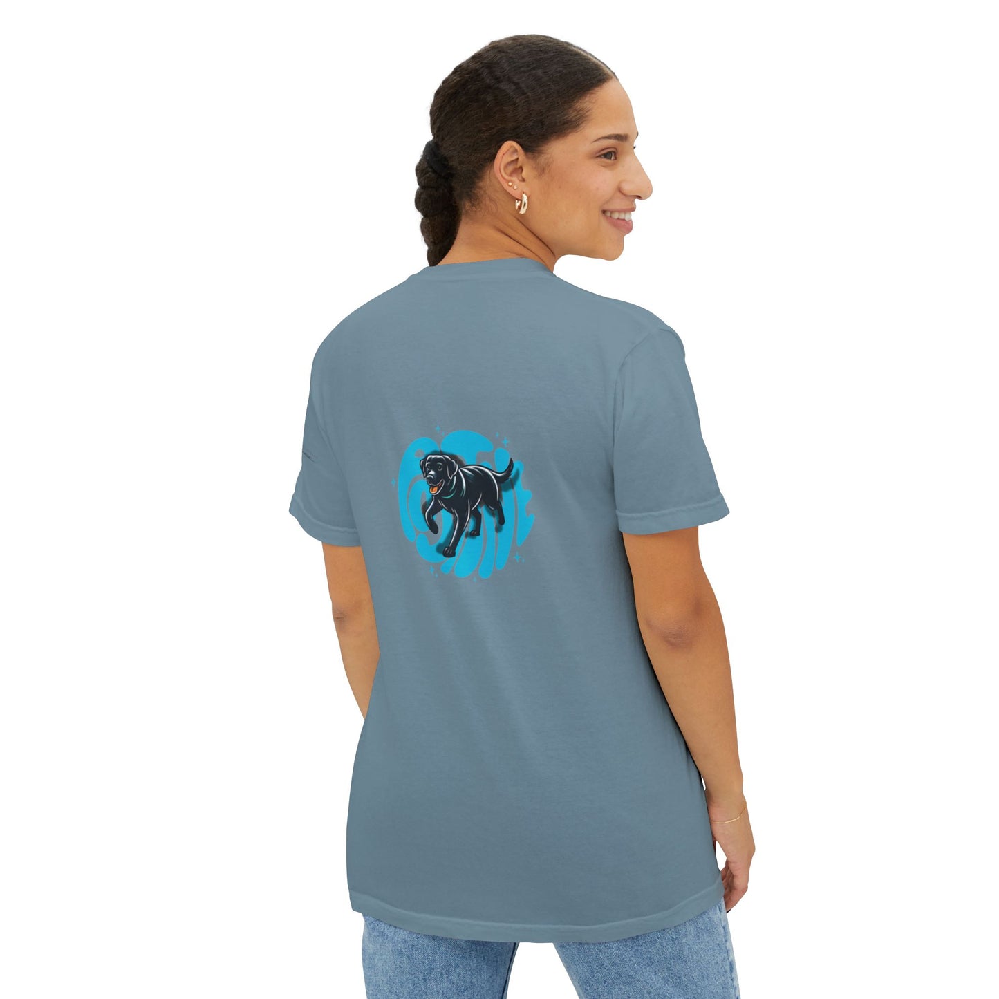 Positive, Island Labradors, pocket T-Shirt