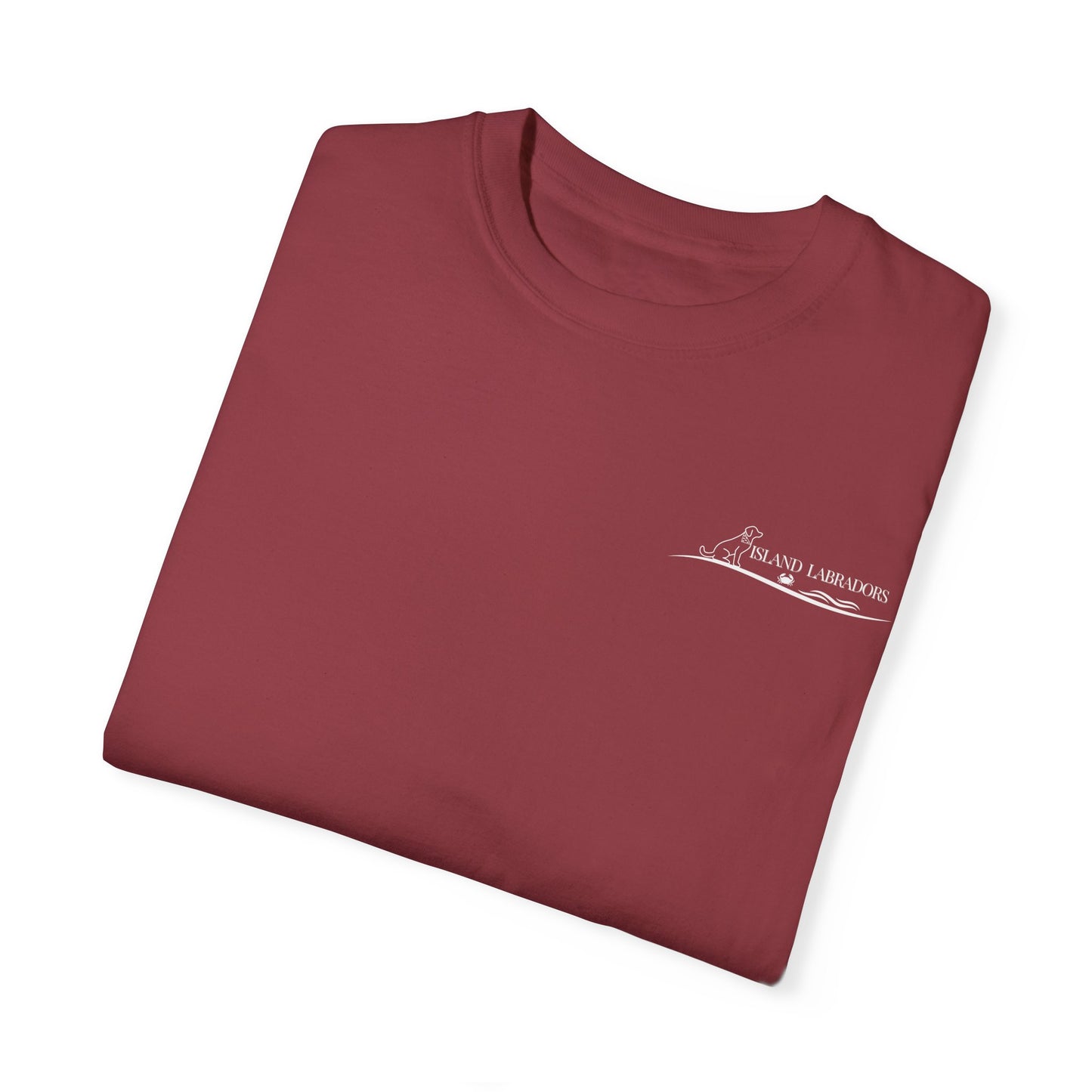 English Labrador print, Unisex Garment-Dyed T-shirt