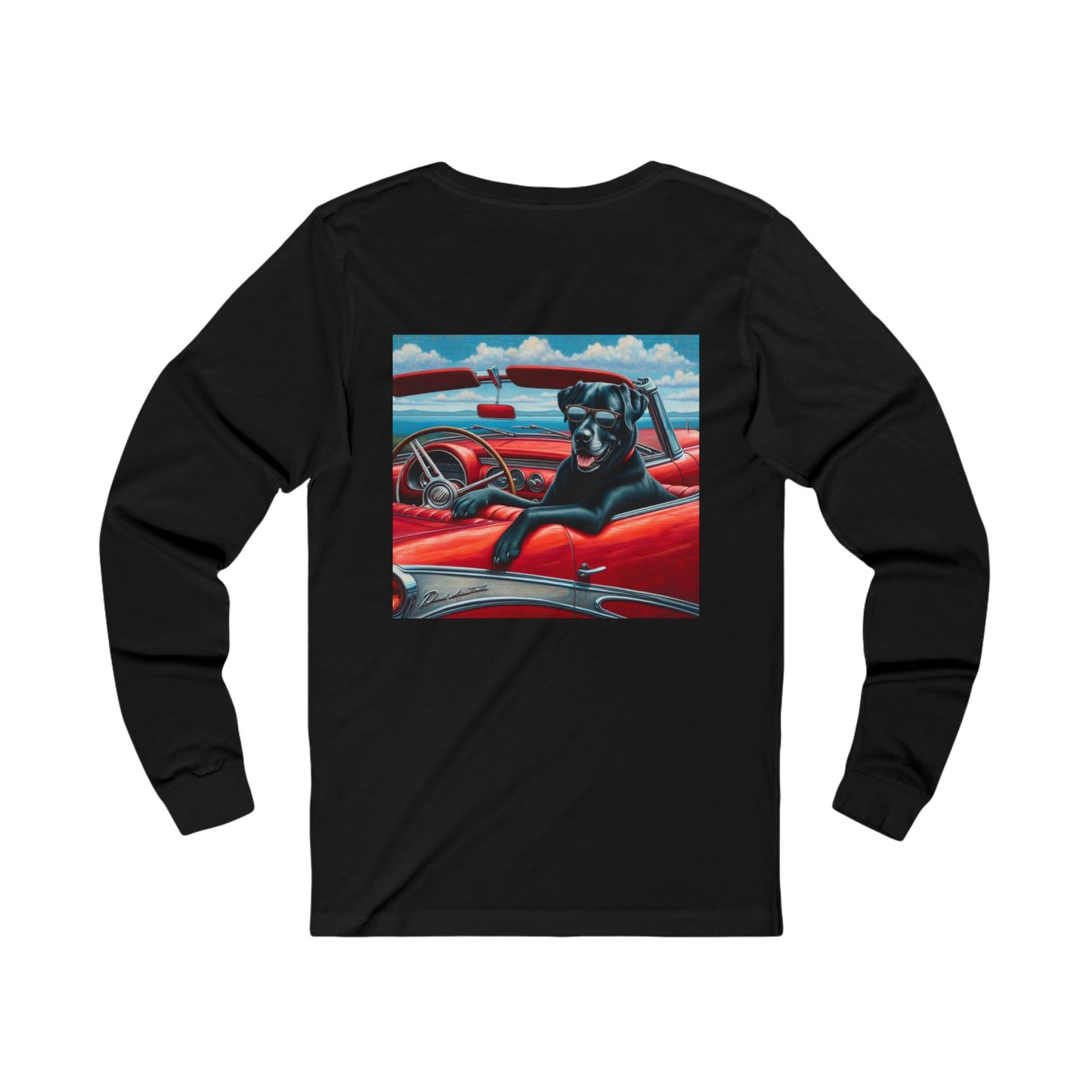 Black Lab Classic, 1950's, Unisex Jersey Long Sleeve Tee