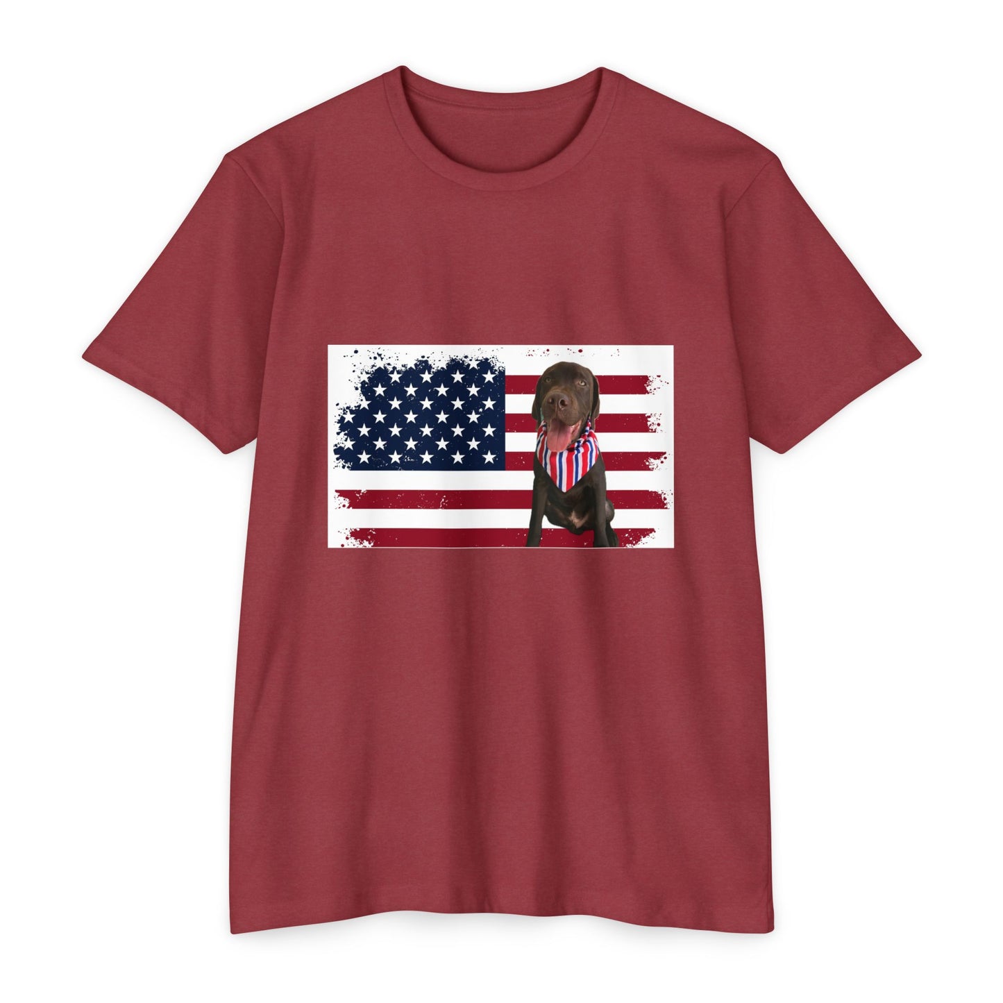 4Th Of July American dog t-shirt