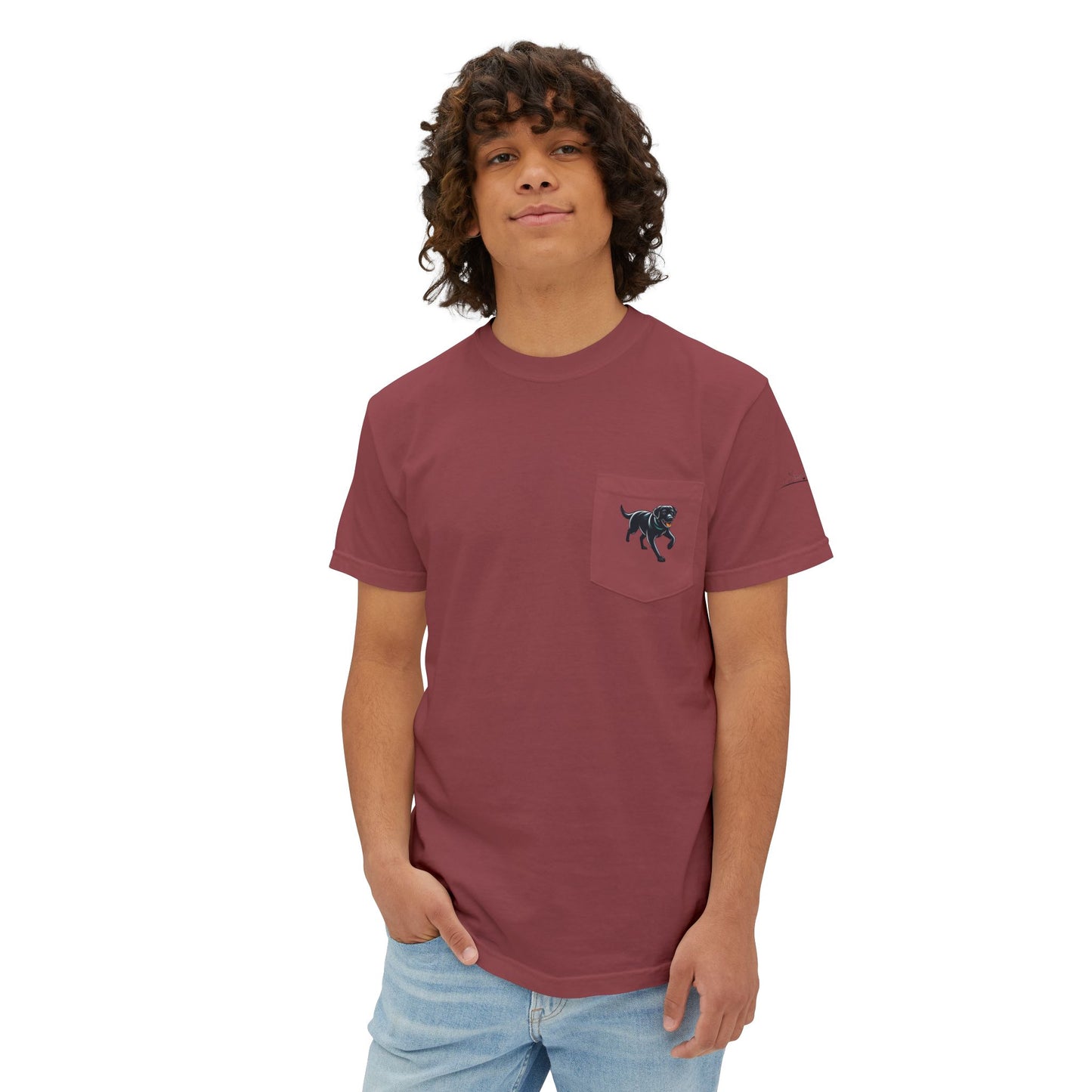 My dog is smarter than yours, just saying, Island Labradors, Pocket, T-Shirt