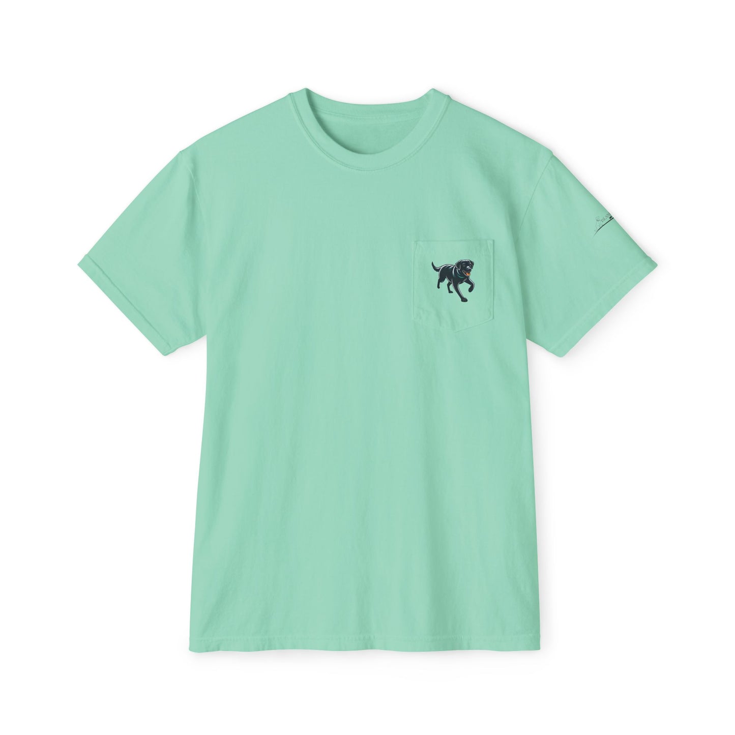 My dog is smarter than yours, just saying, Island Labradors, Pocket, T-Shirt