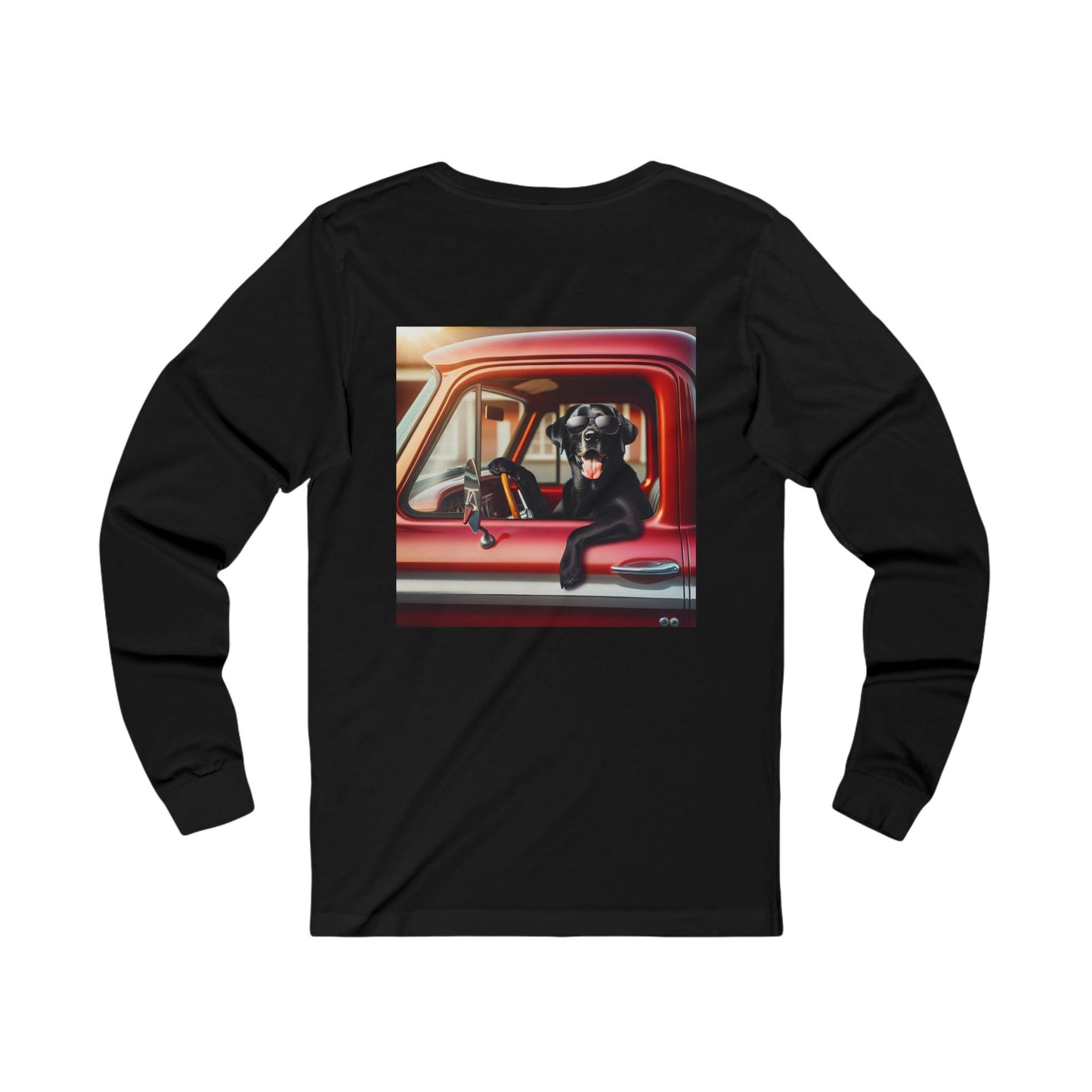 Black Lab Classic, 1950's, Unisex Jersey Long Sleeve Tee
