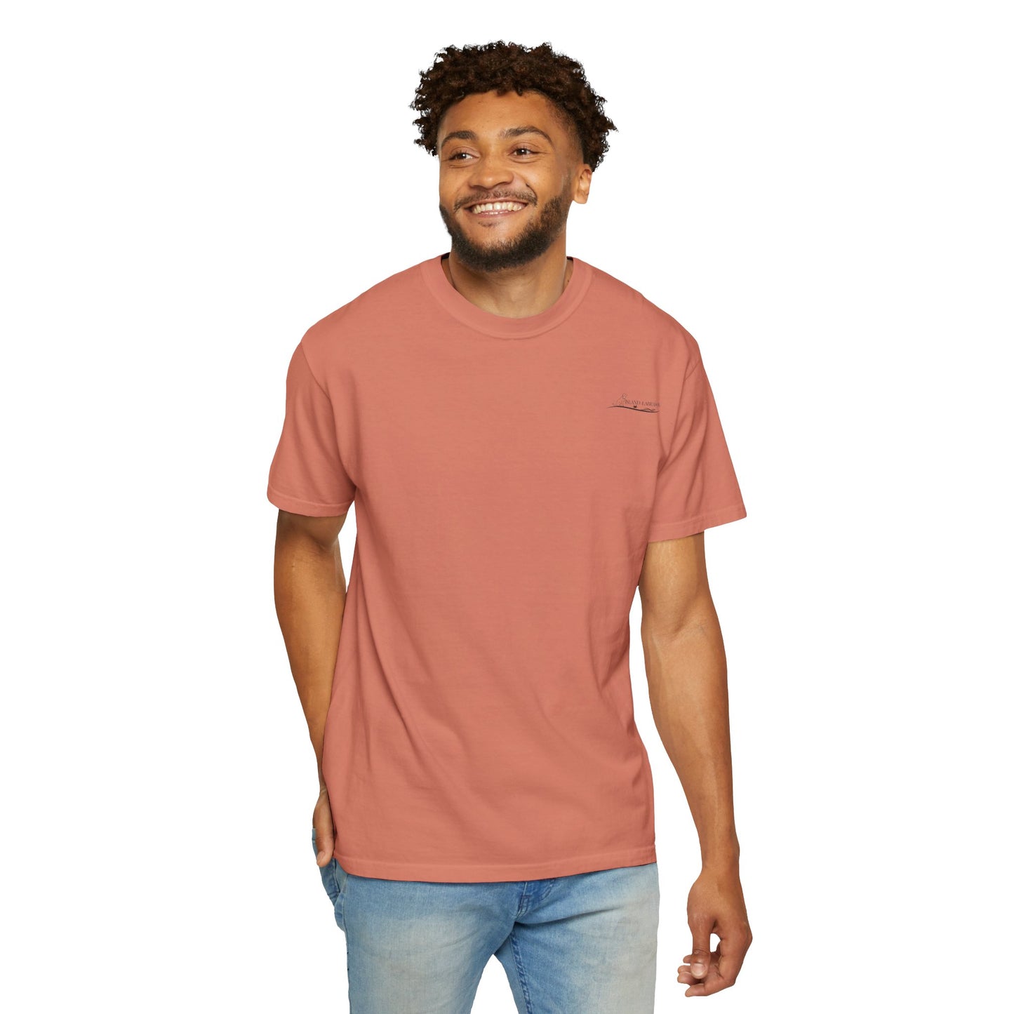 Jetty’s Adventures, Beach Bound, two labs , Unisex Garment-Dyed T-shirt