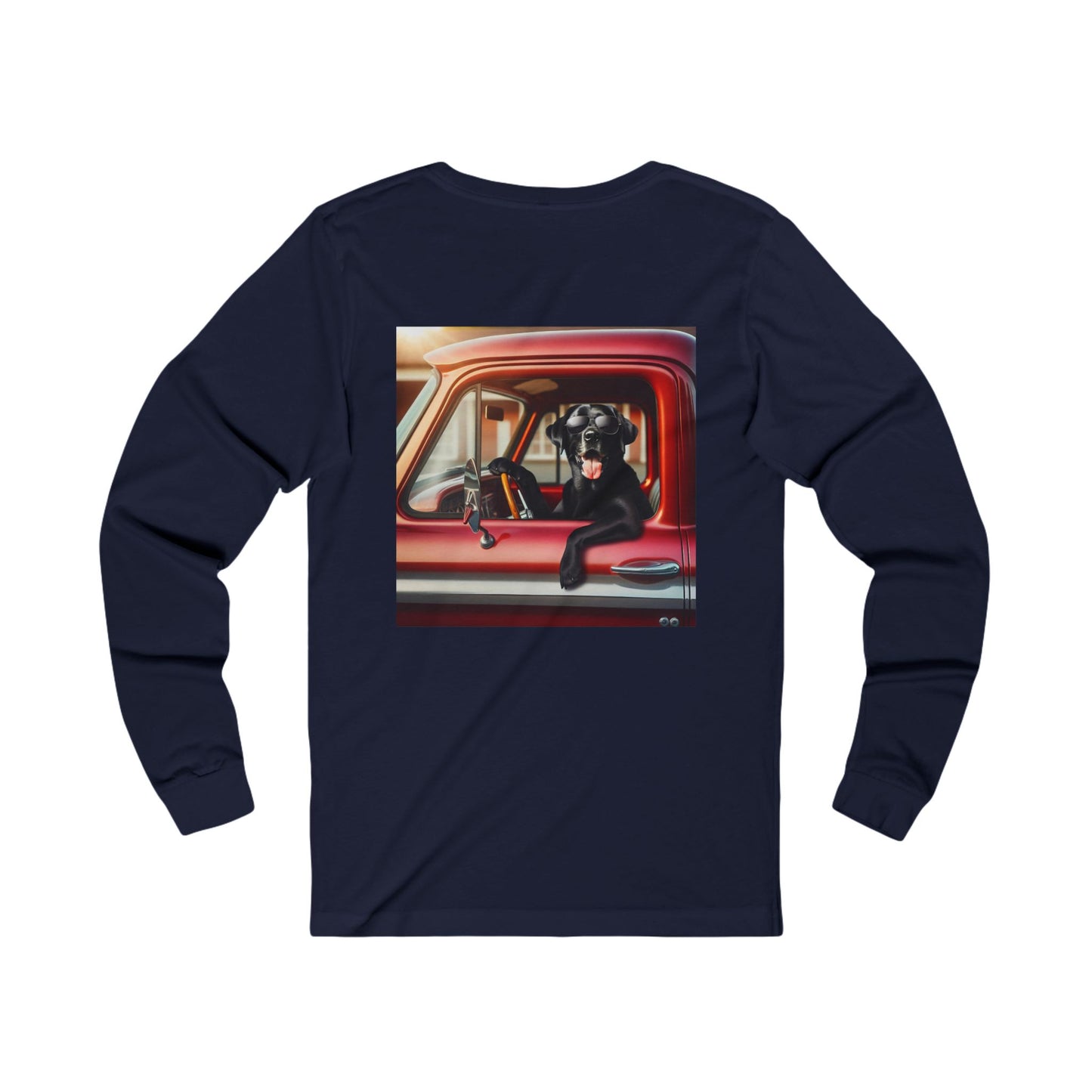Black Lab Classic, 1950's, Unisex Jersey Long Sleeve Tee