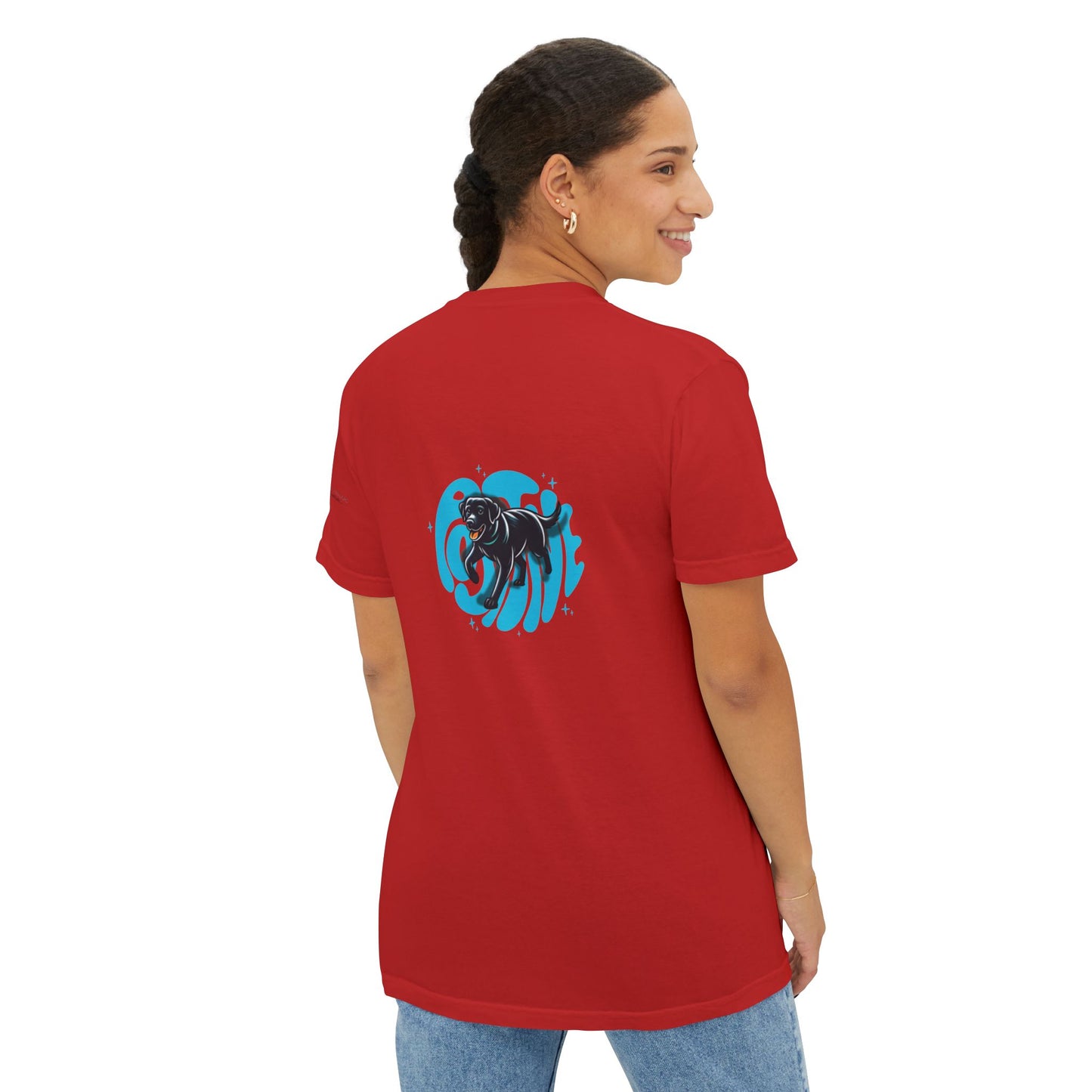 Positive, Island Labradors, pocket T-Shirt