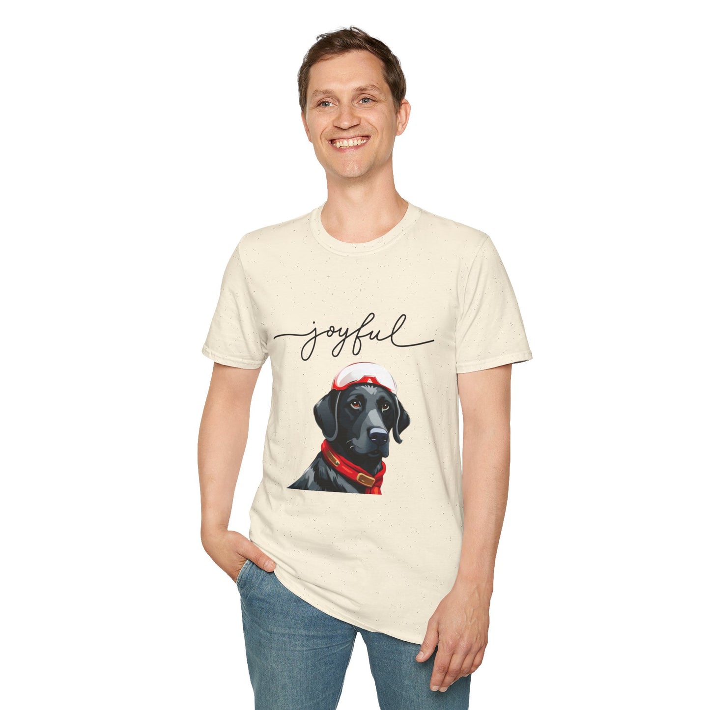 Black Labrador Christmas joyful, Christmas dog, joyful Christmas