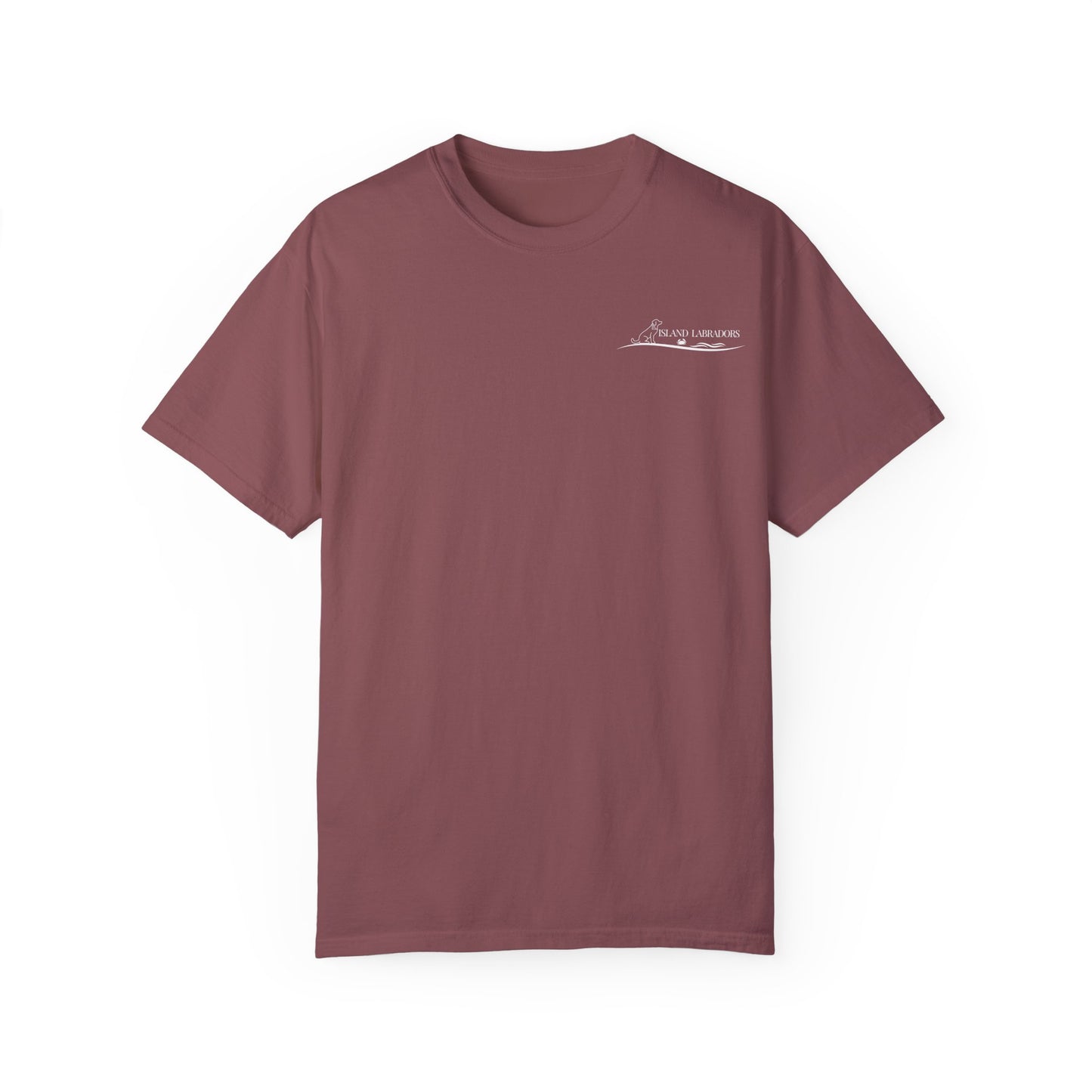 English Labrador print, Unisex Garment-Dyed T-shirt