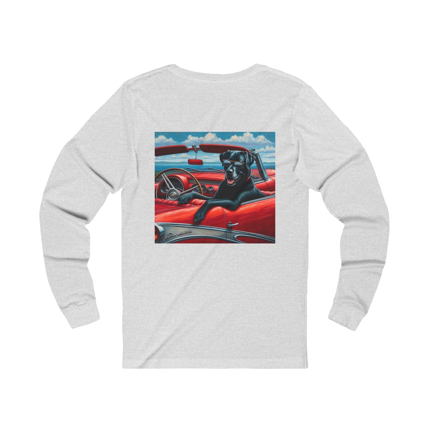Black Lab Classic, 1950's, Unisex Jersey Long Sleeve Tee