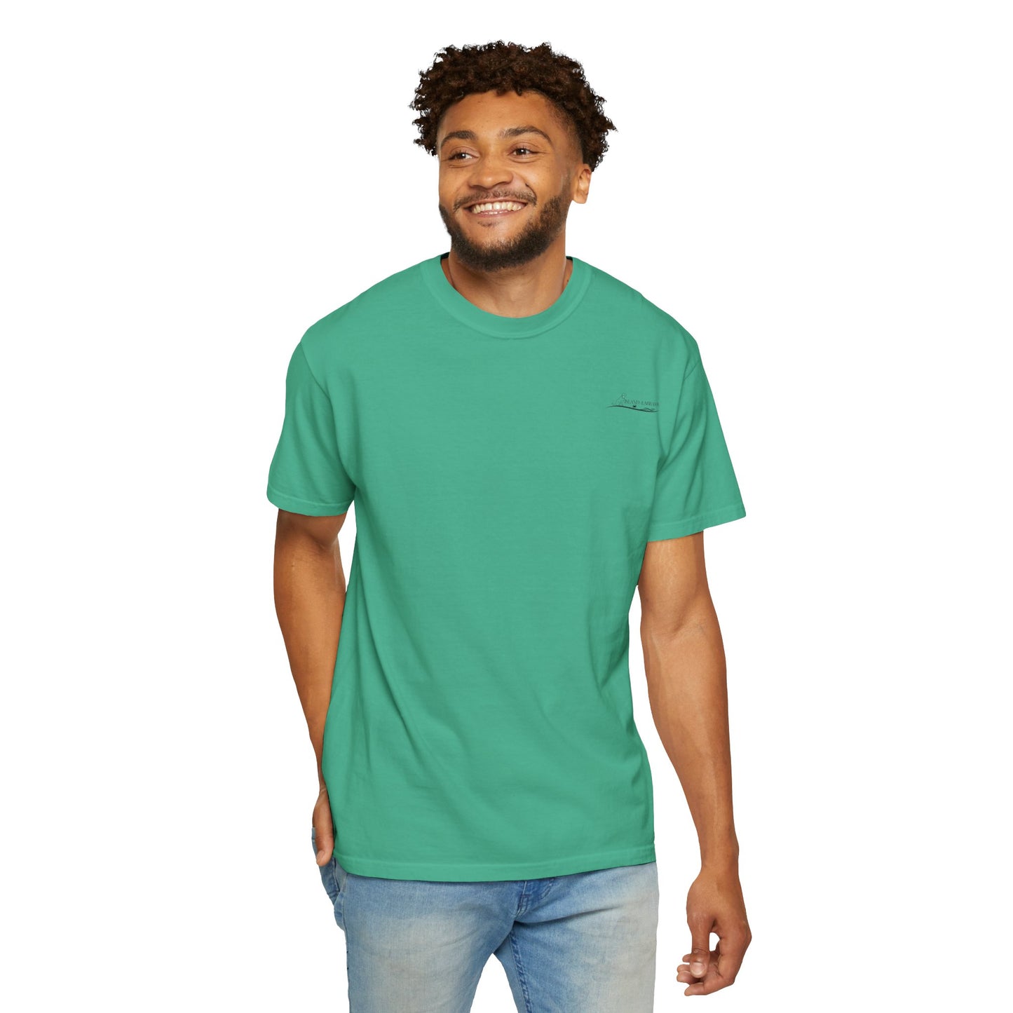 Jetty’s Adventures, Beach Bound, two labs , Unisex Garment-Dyed T-shirt