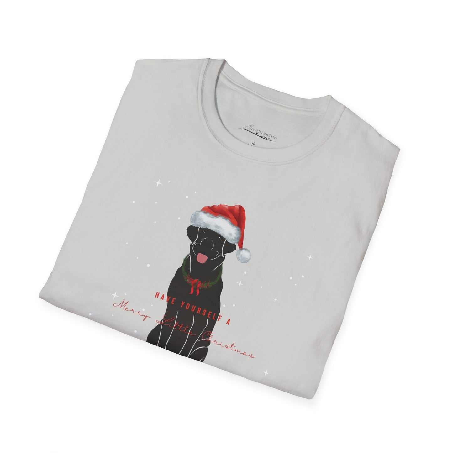 Have Yourself A Merry Little Christmas, black Labrador