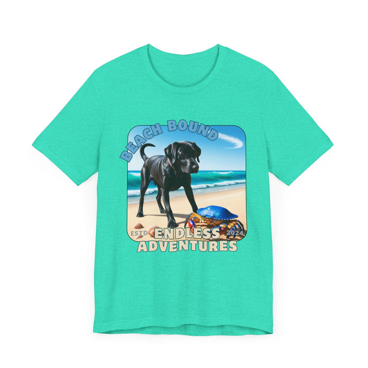 Jetty’s Adventures Crab, Unisex Garment-Dyed T-shirt, #Jettysadventures,