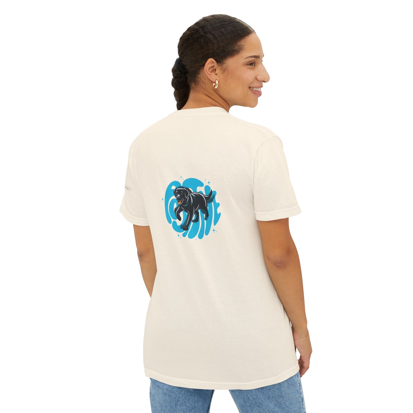 Positive, Island Labradors, pocket T-Shirt