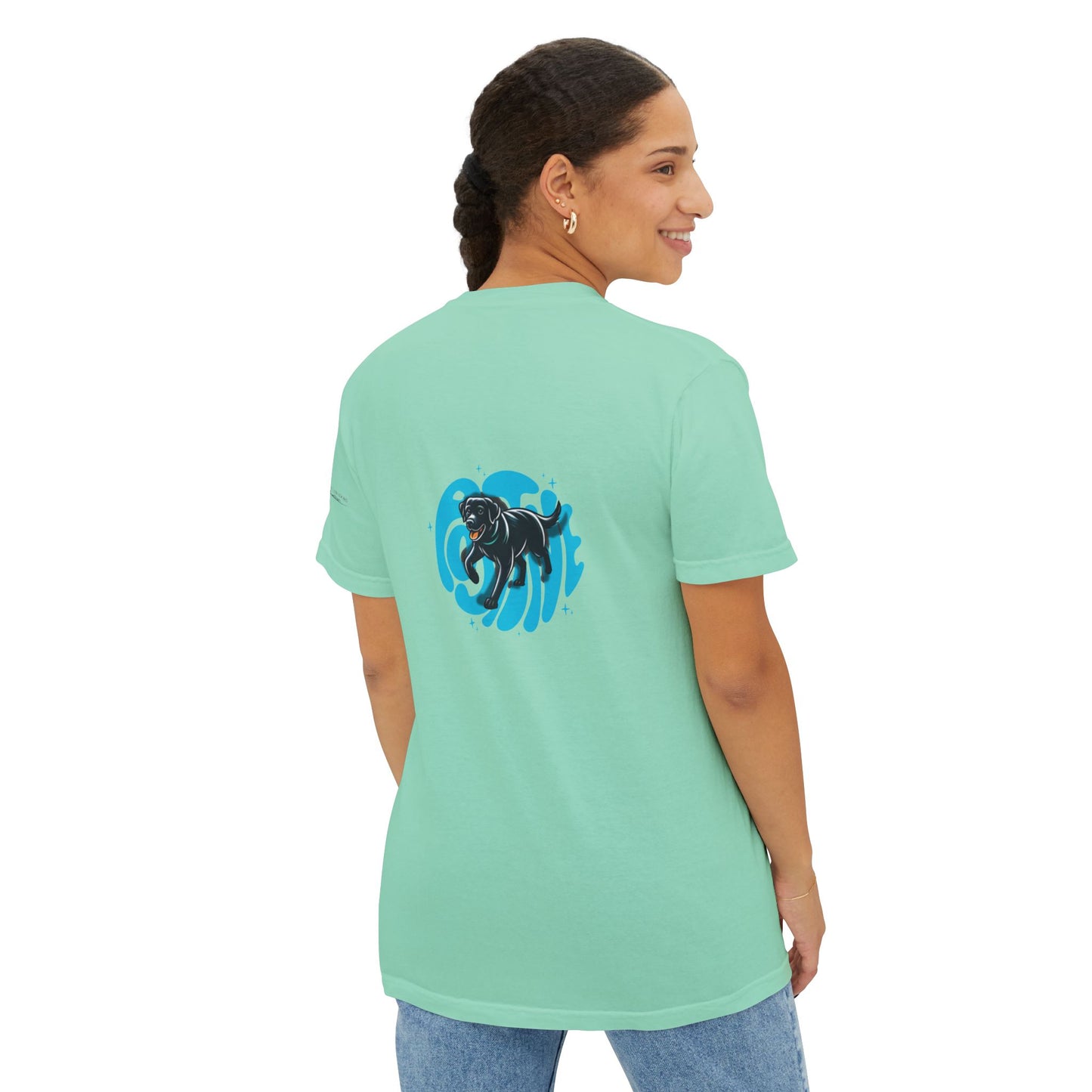 Positive, Island Labradors, pocket T-Shirt